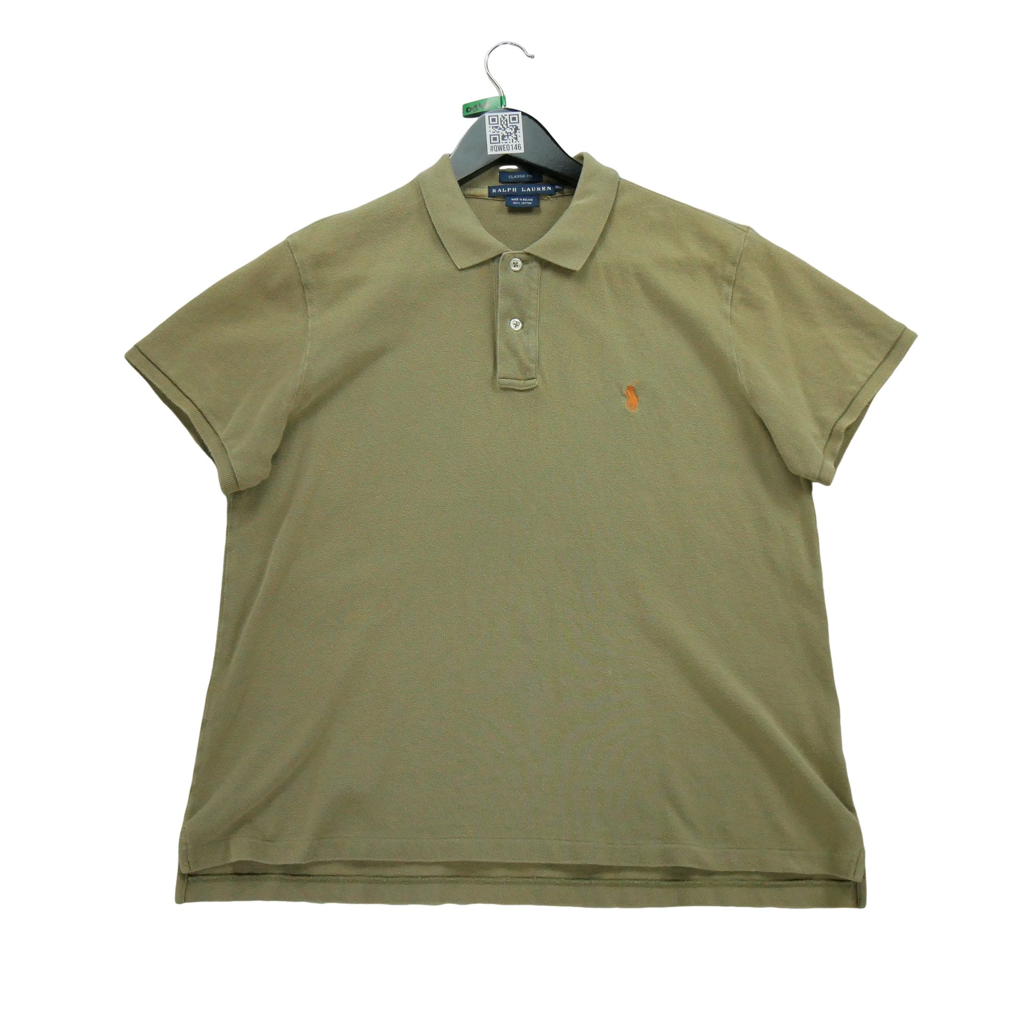 Polo manches courtes Femme  Kaki 2
