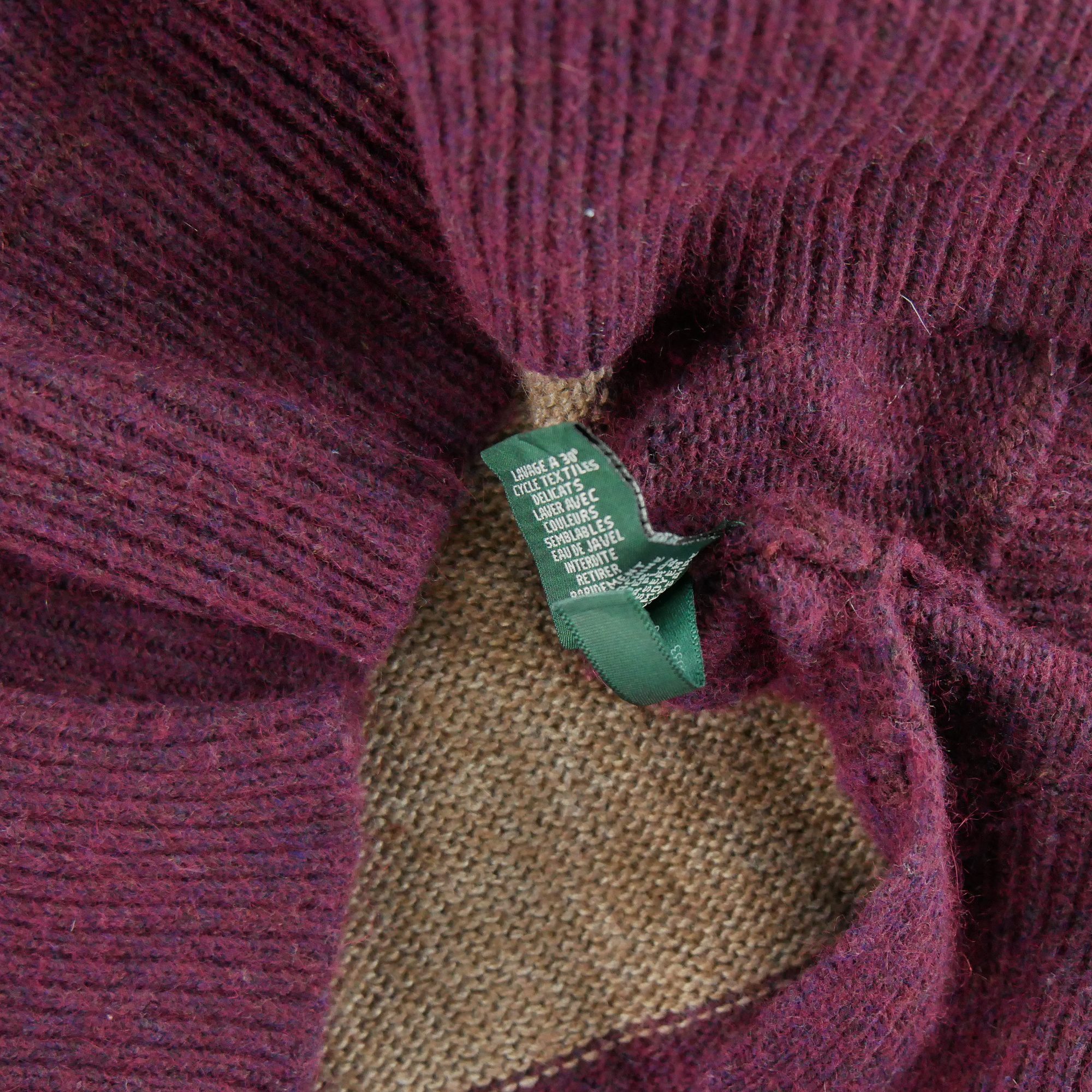 Pull Femme  en laine Bordeaux 5