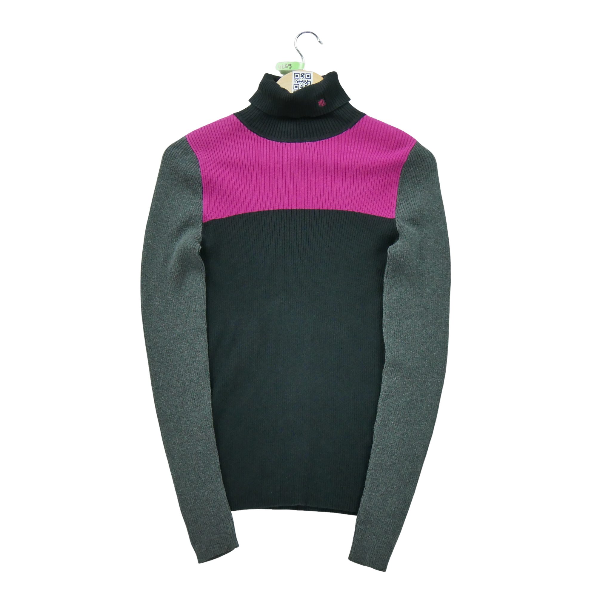 Pull Femme col roulé Noir 1