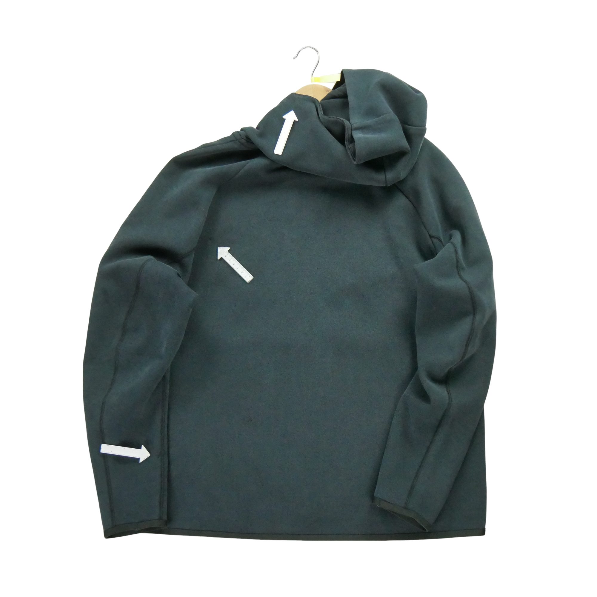 Sweat à capuche Homme  full zip Noir 4