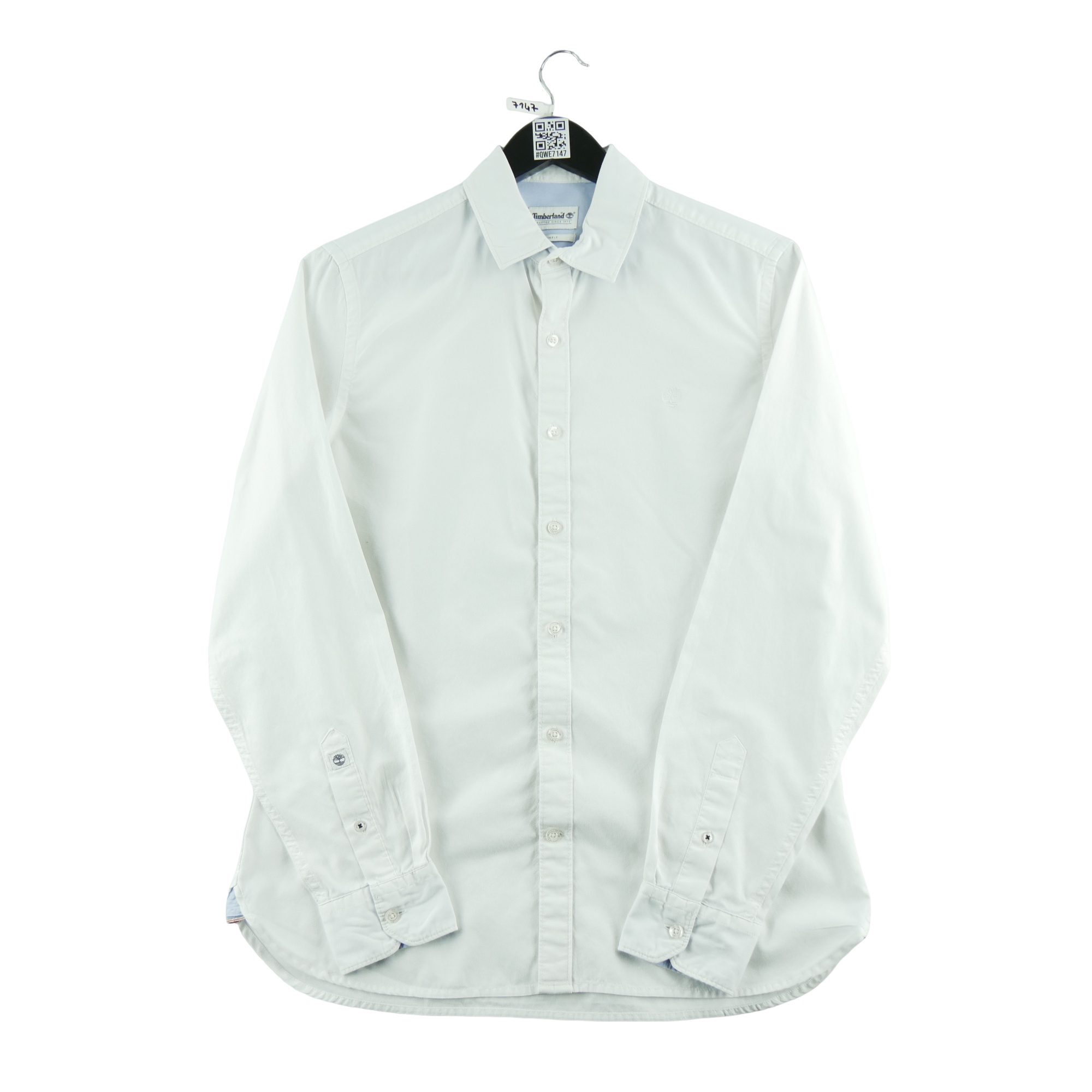 Chemise classiques Homme uni Blanc 2