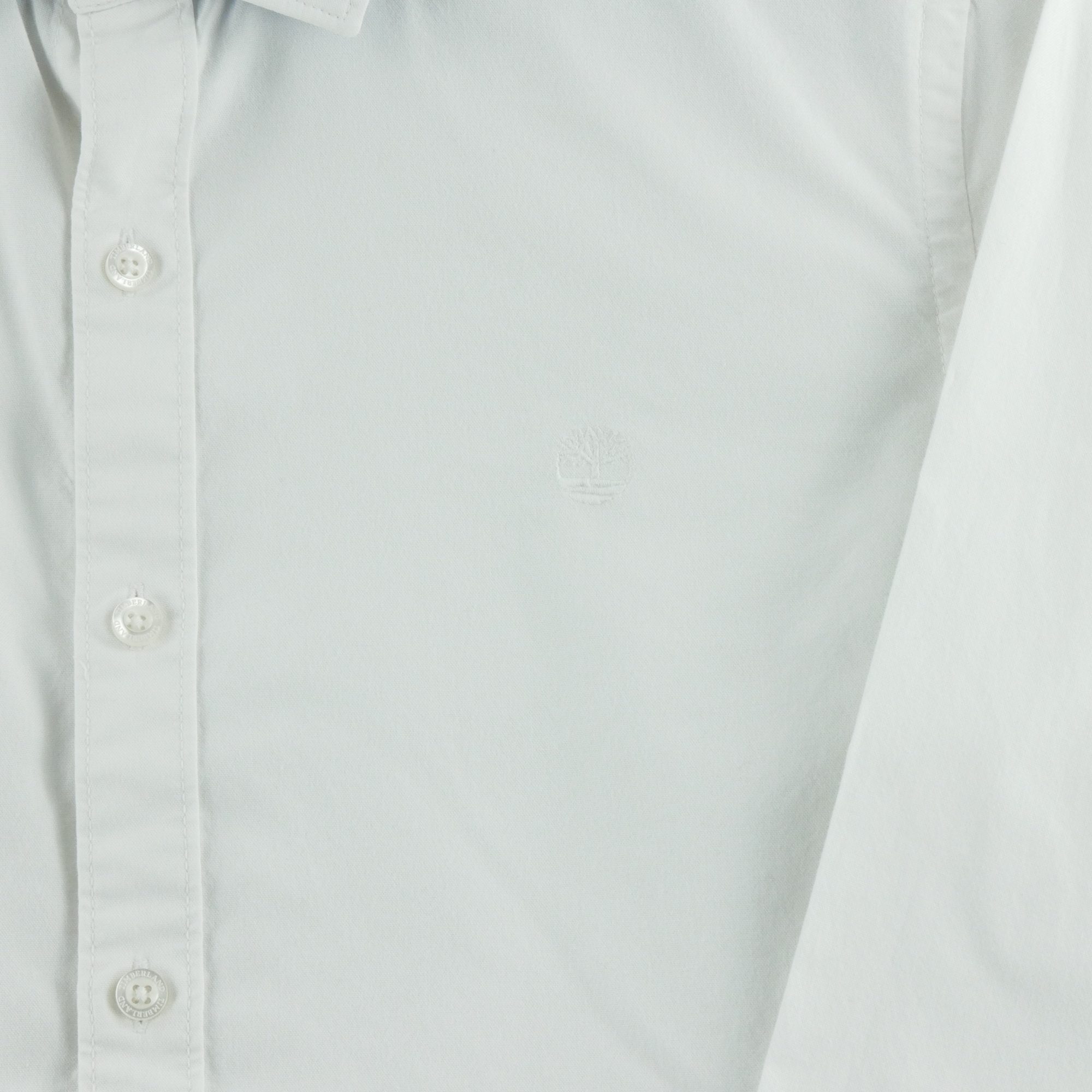Chemise classiques Homme uni Blanc 4