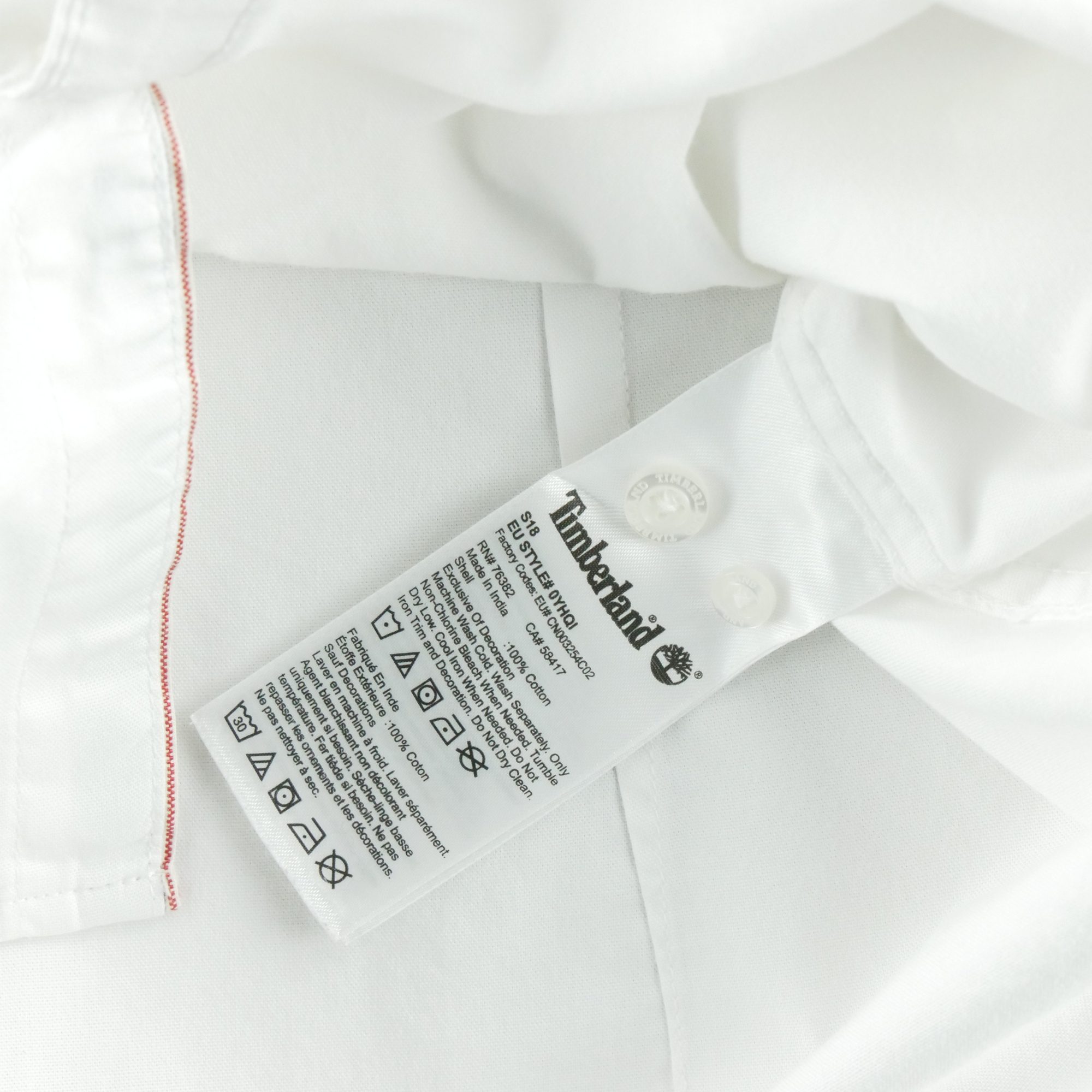 Chemise classiques Homme uni Blanc 7