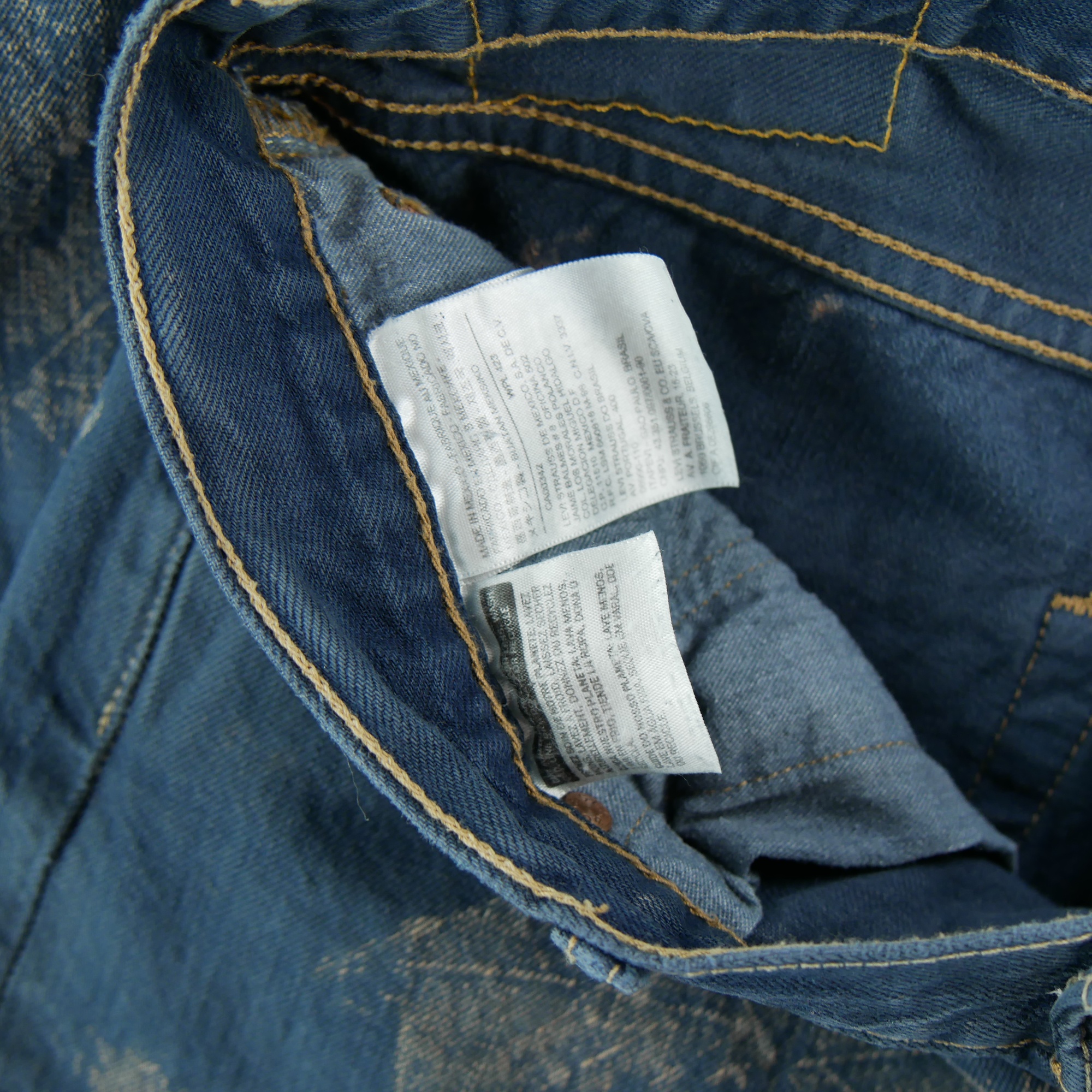 Jean Homme Upcycling Levis Marine 7