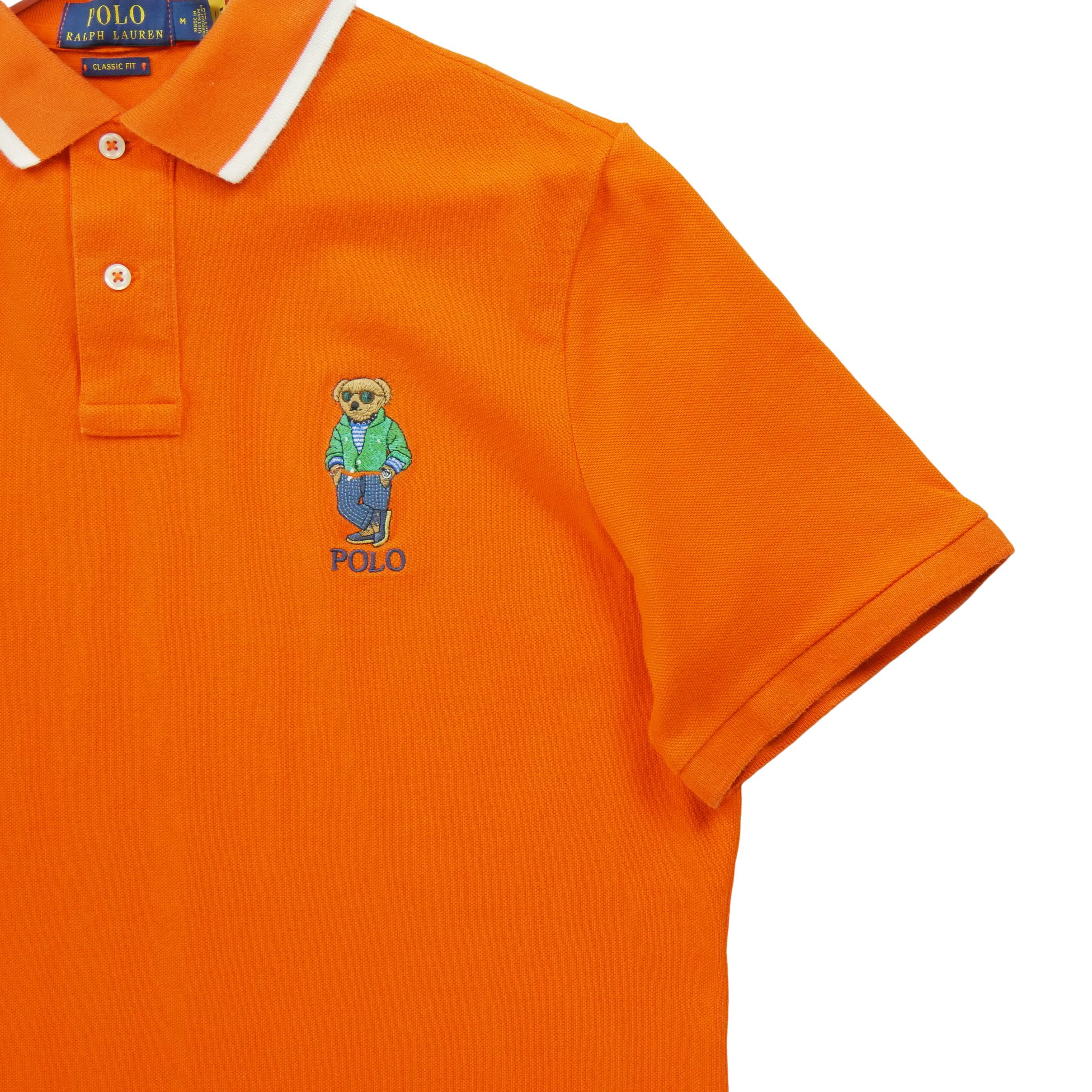 Polo manches courtes Homme  Bear Orange 3