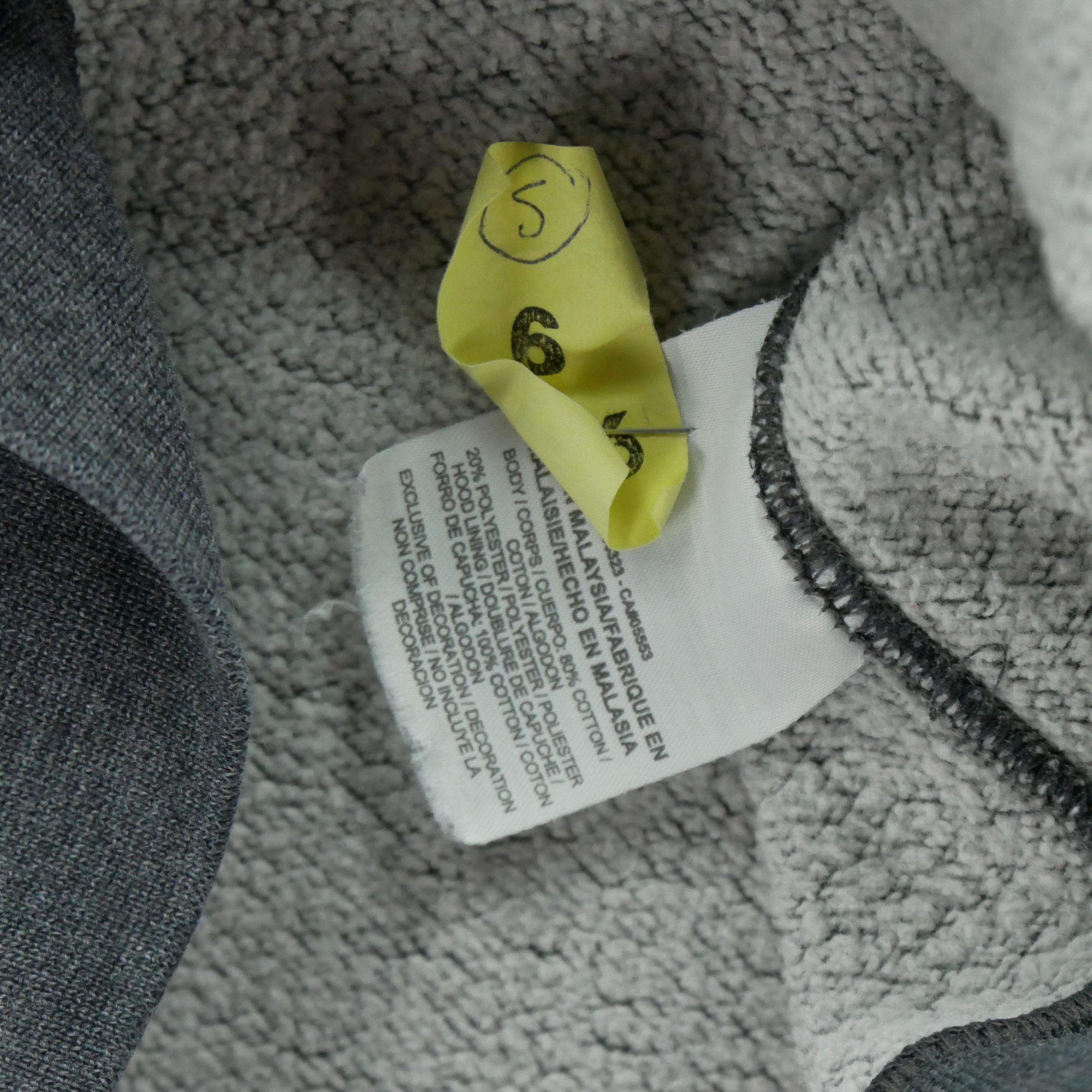 Sweat à capuche Homme  Gris 6