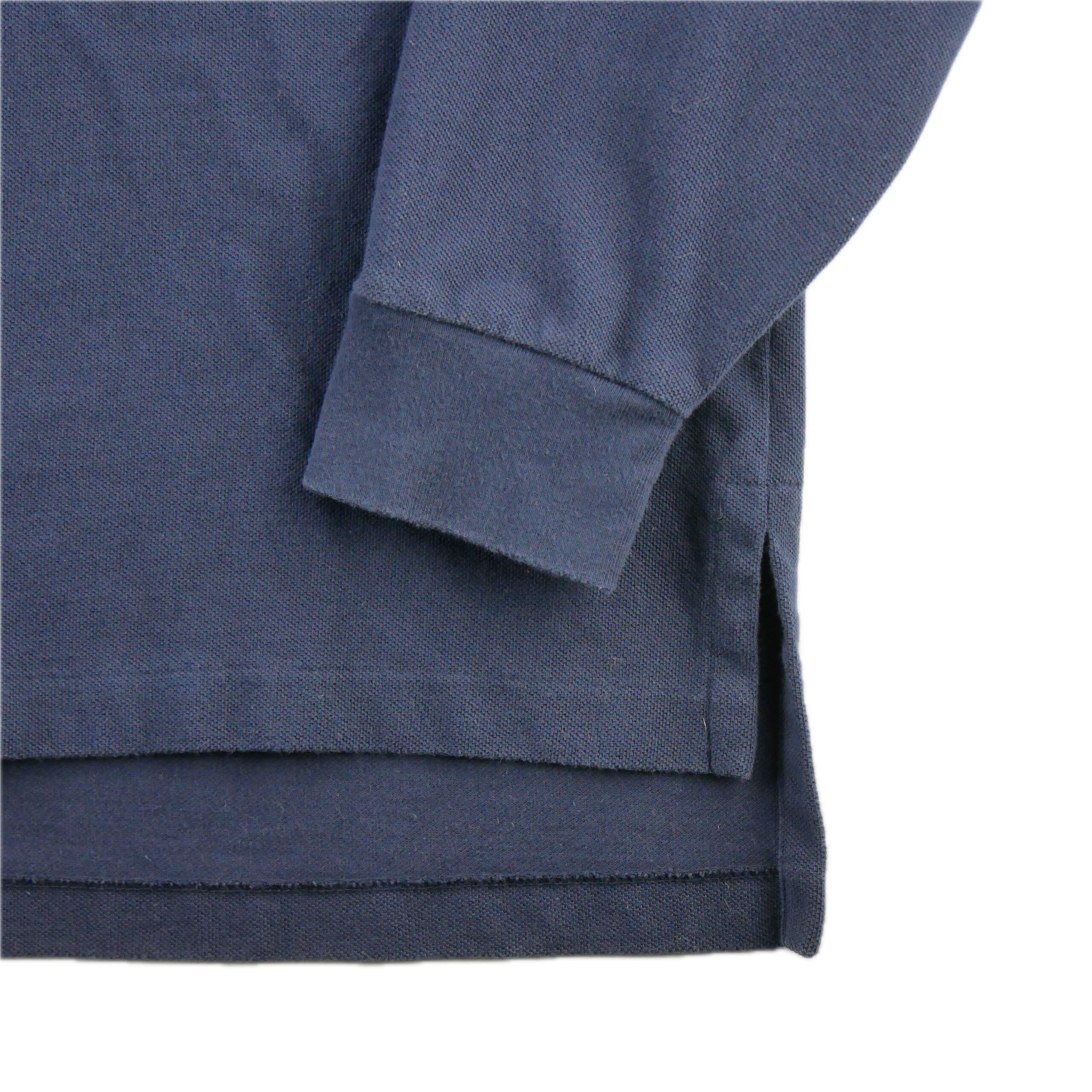 Polo manches longues Homme  Marine 8