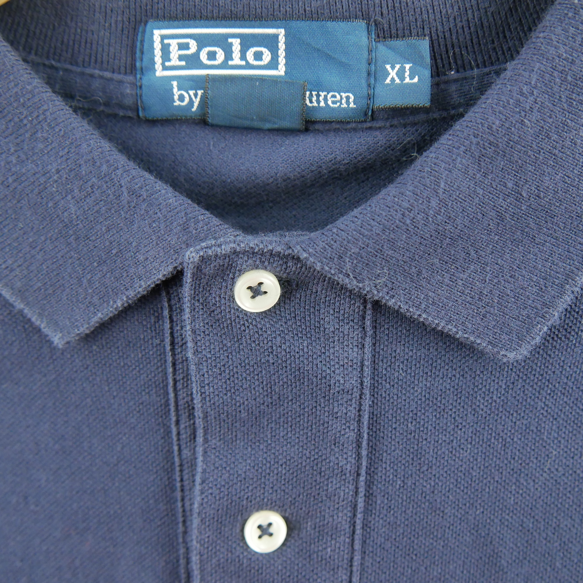 Polo manches longues Homme  Marine 9