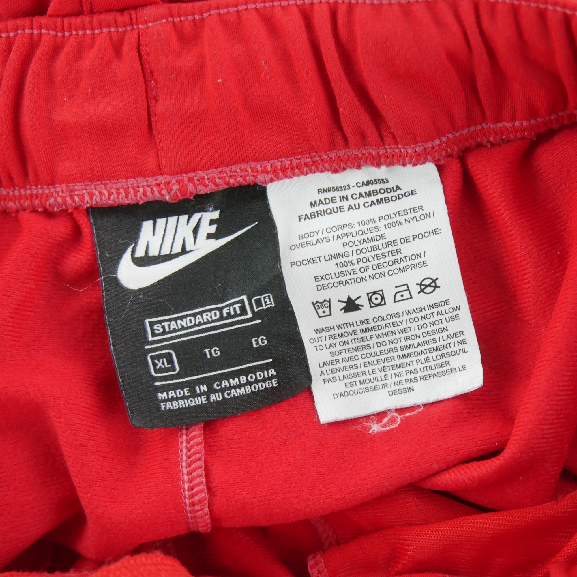 Jogging Homme  Rouge 9
