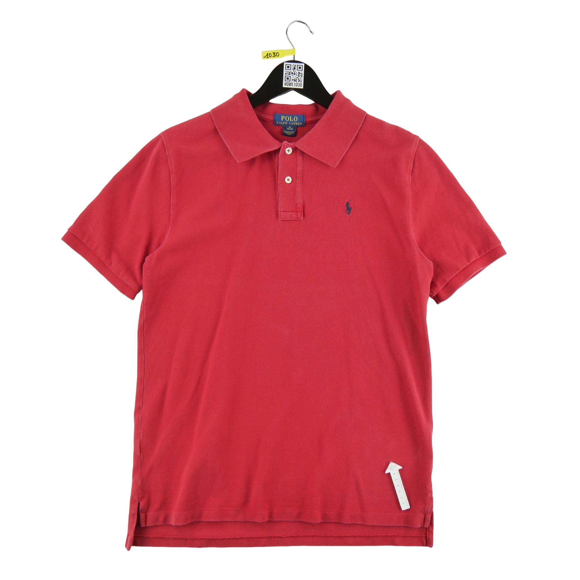 Polo manches courtes Homme  Rouge 4