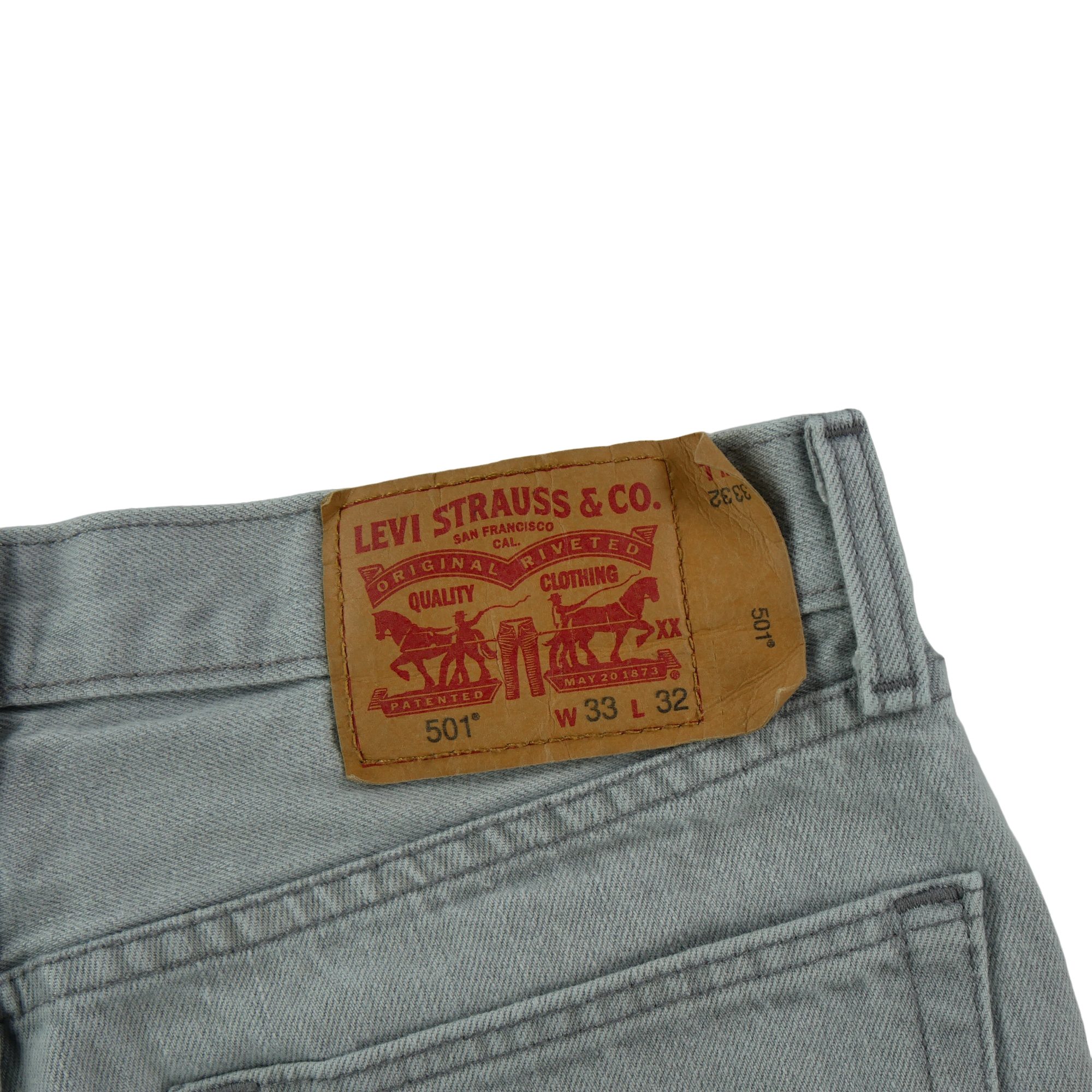 Jean Homme Levis 501 Gris 13