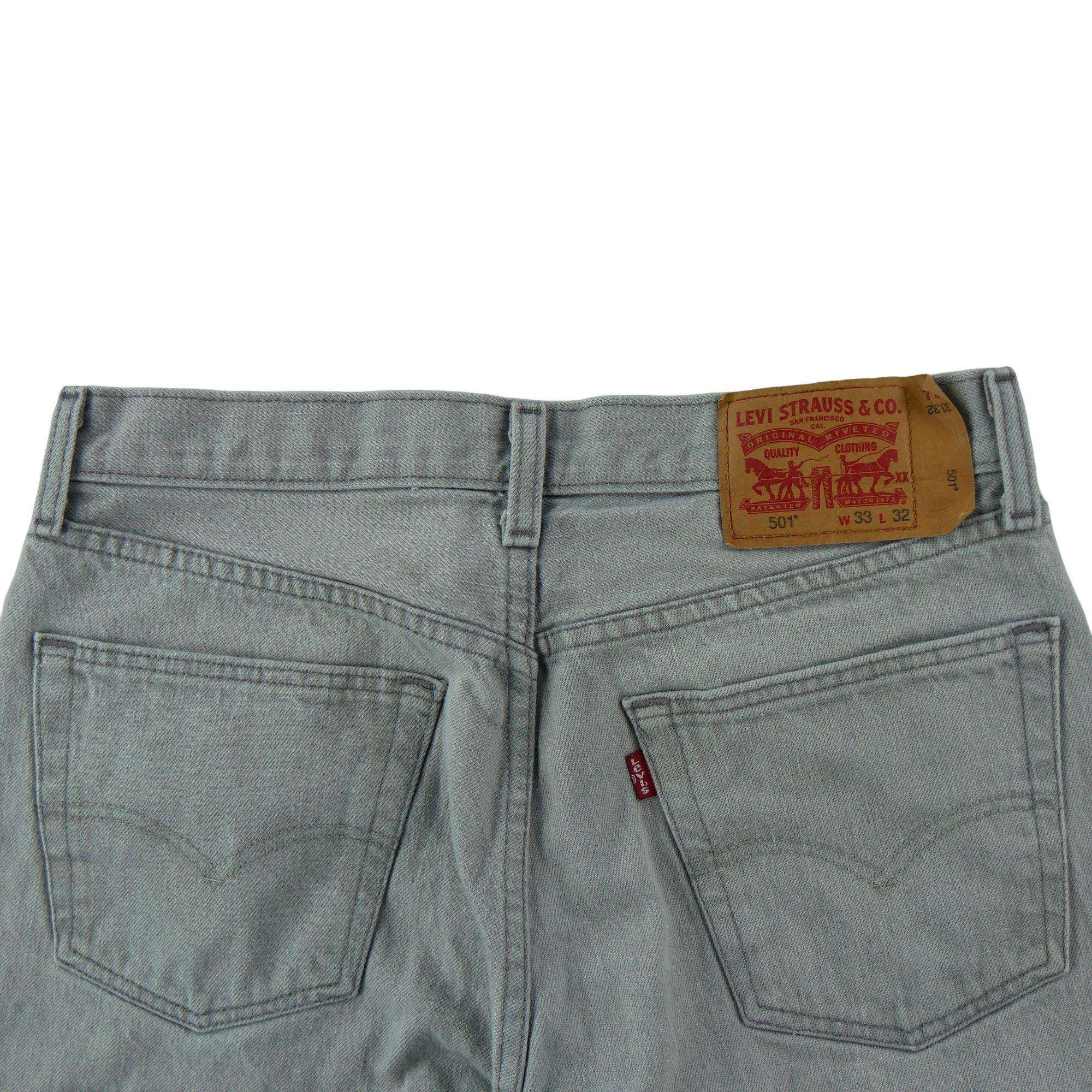 Jean Homme Levis 501 Gris 4