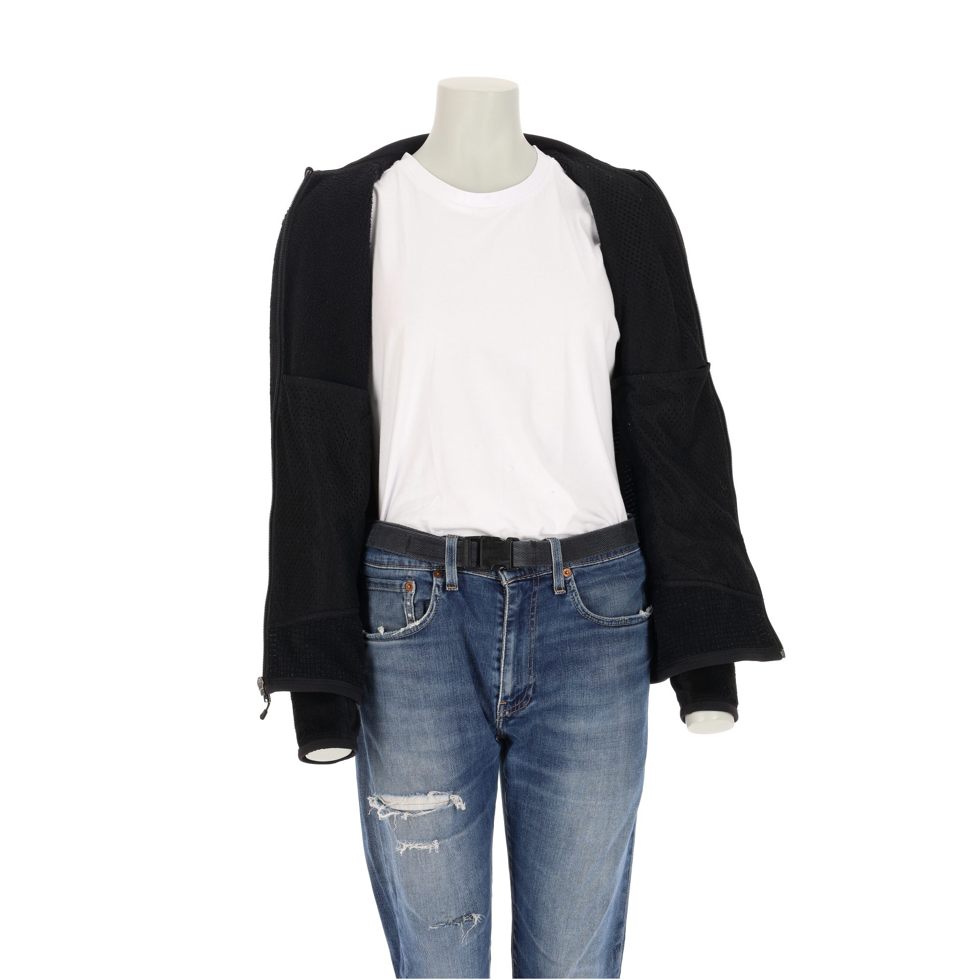 Veste polaire Femme  Retro Noir 3