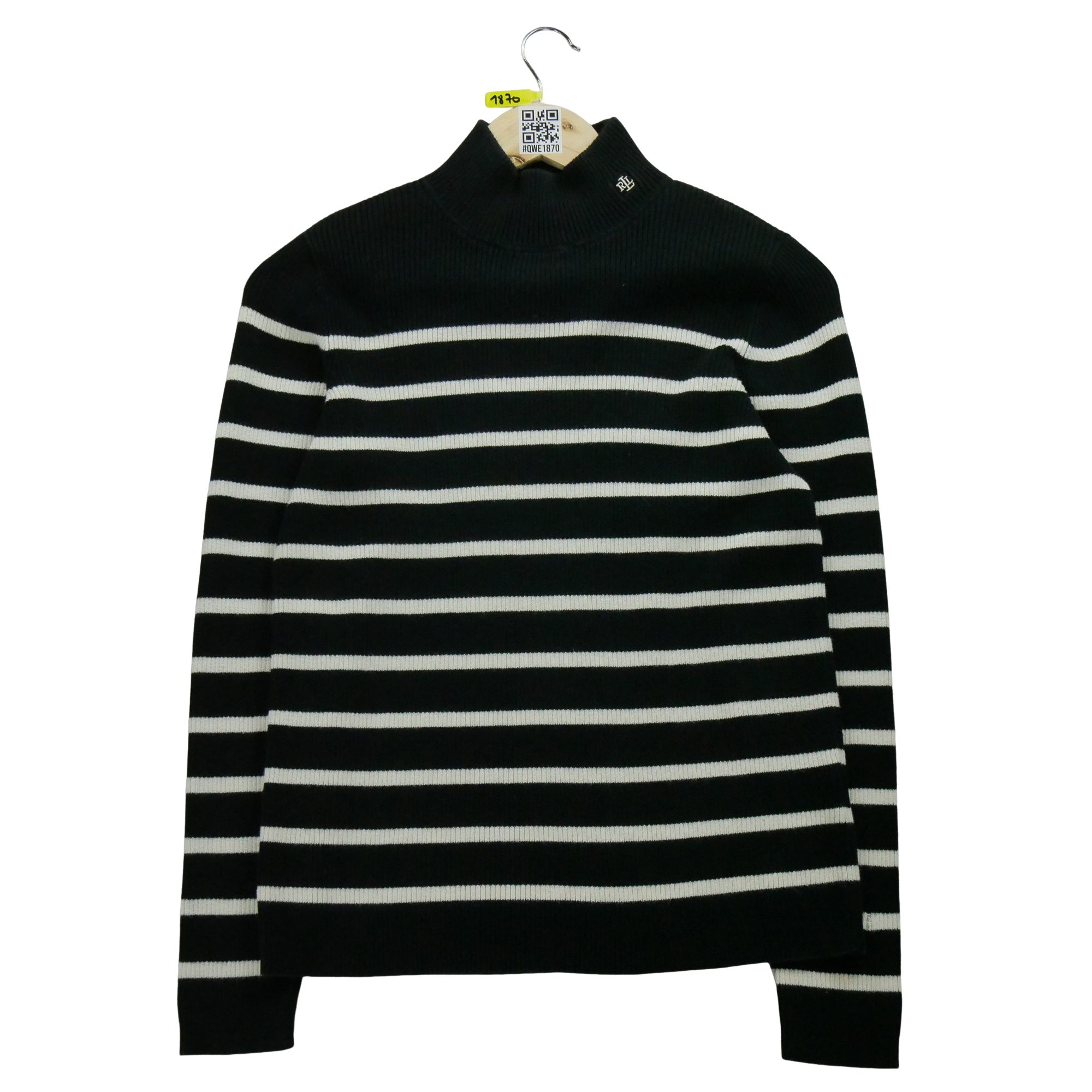 Pull Femme  col roulé Noir 1