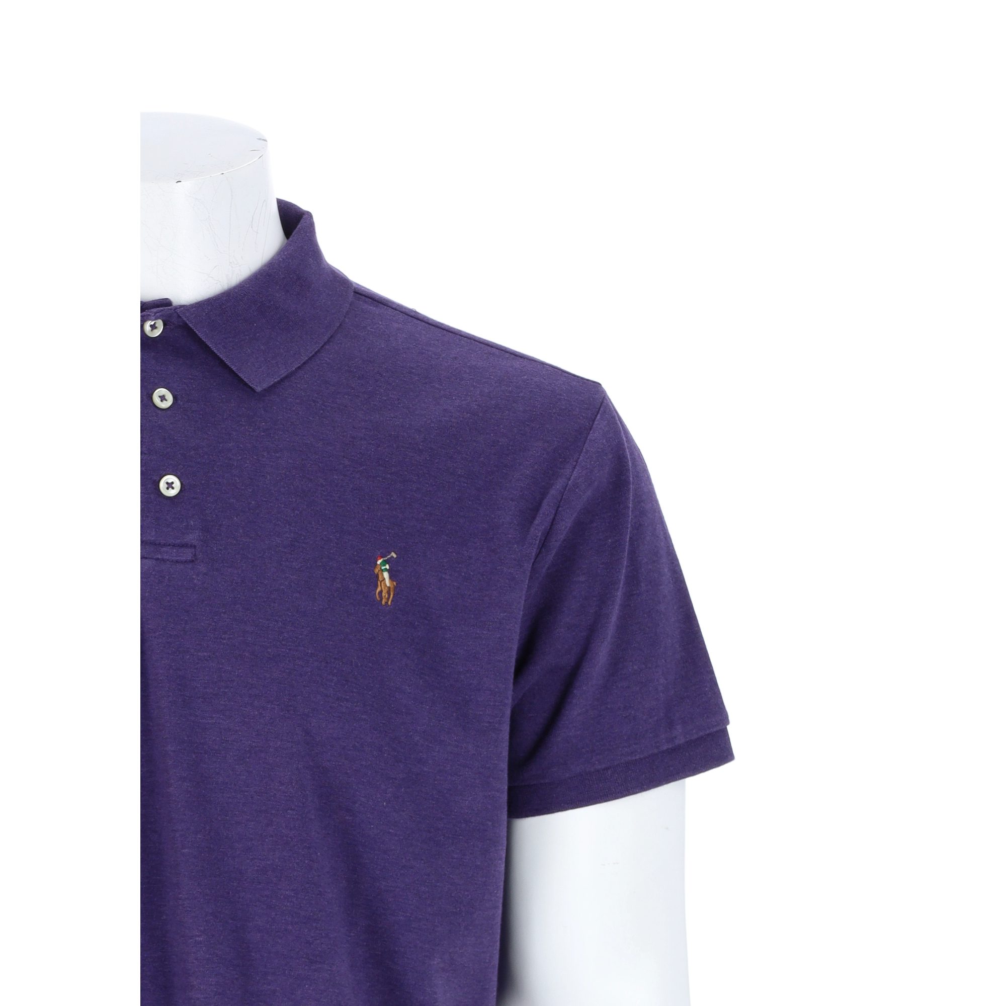 Polo manches courtes Homme  Violet 6