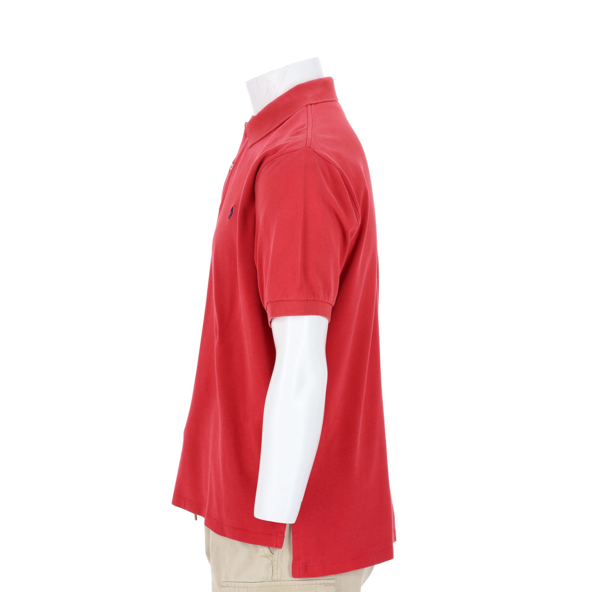 Polo manches courtes Homme  Rouge 3