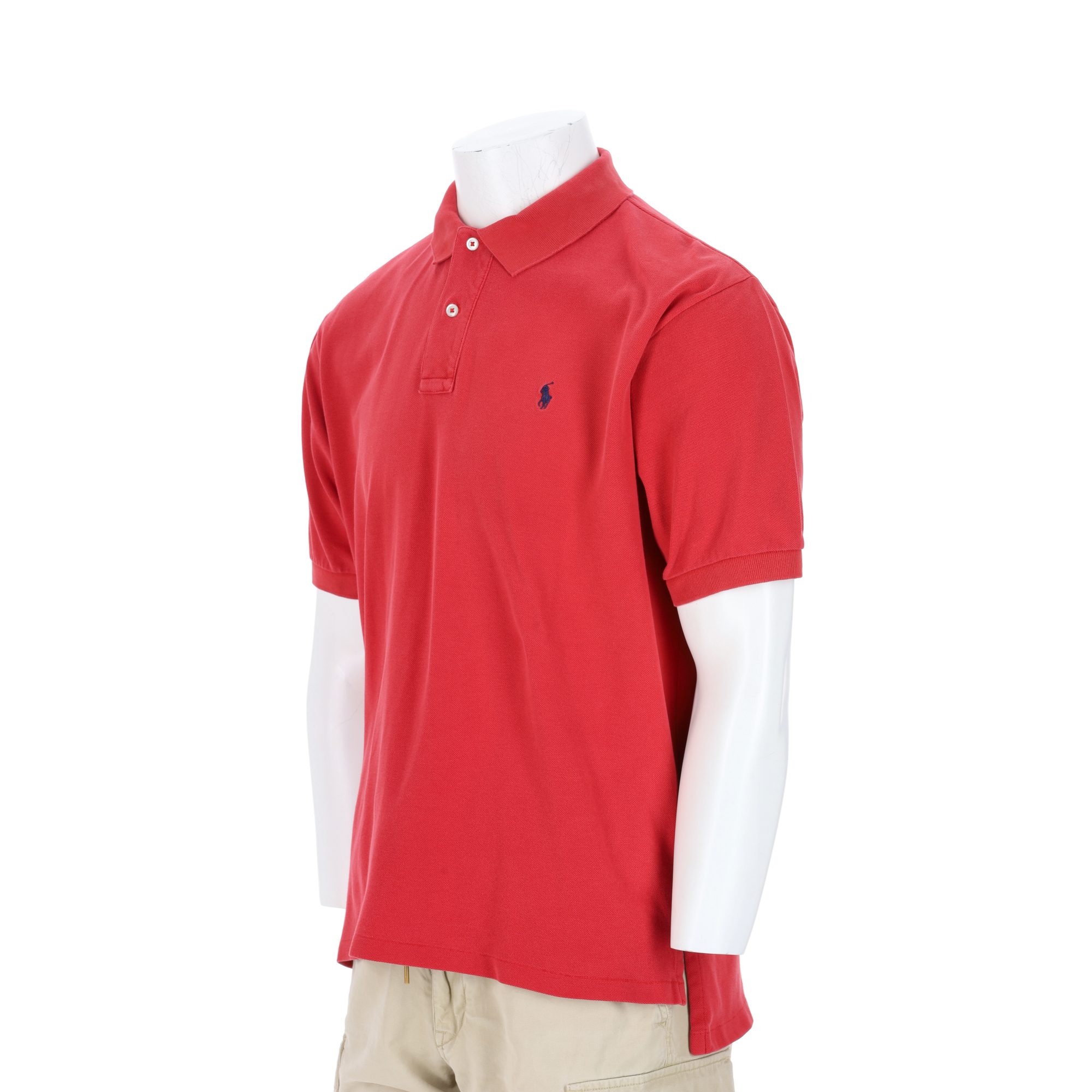 Polo manches courtes Homme  Rouge 4