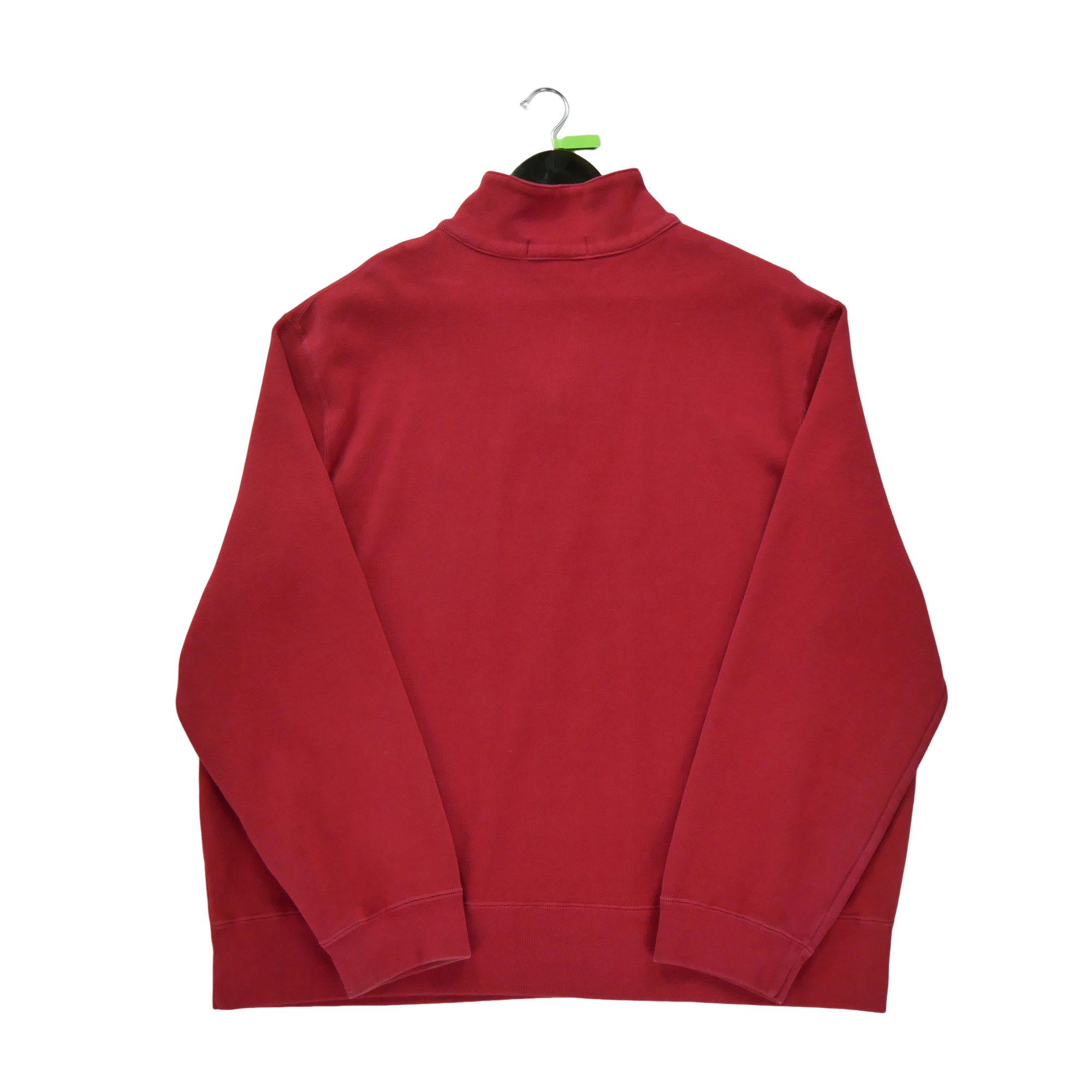 Pull Homme  demi-zippé Rouge 2