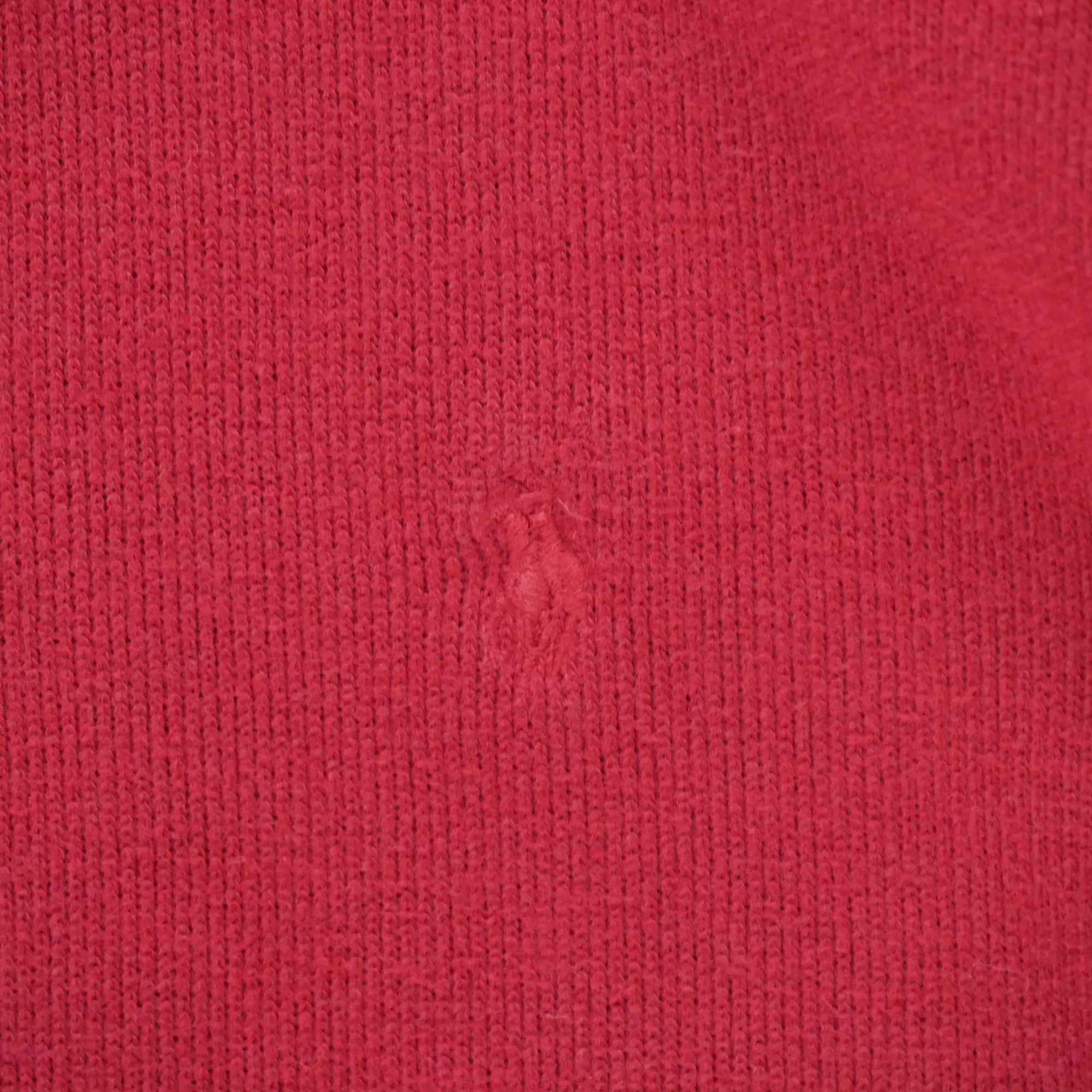 Pull Homme  demi-zippé Rouge 4