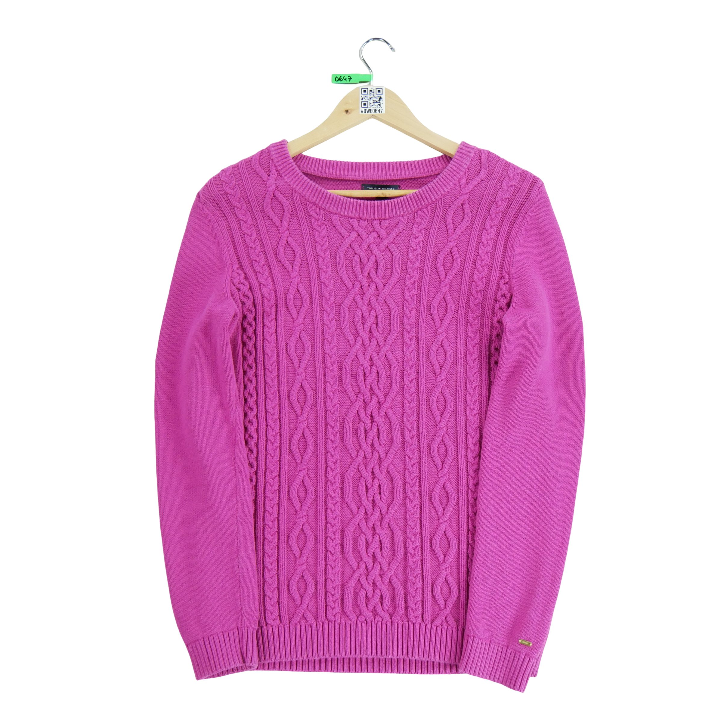 Pull Femme  en maille torsadée 1