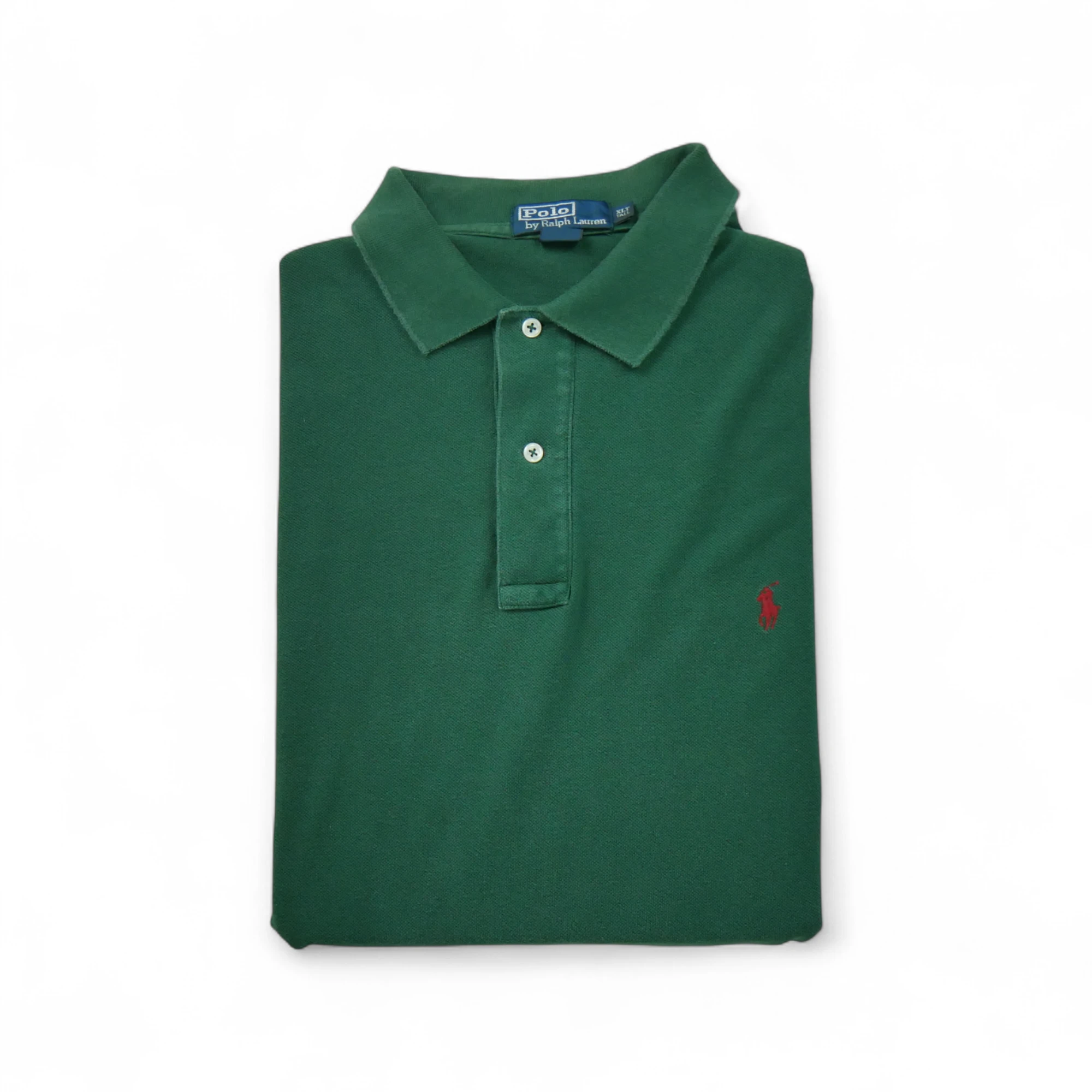 Polo manches longues Homme Vert - Très bon état