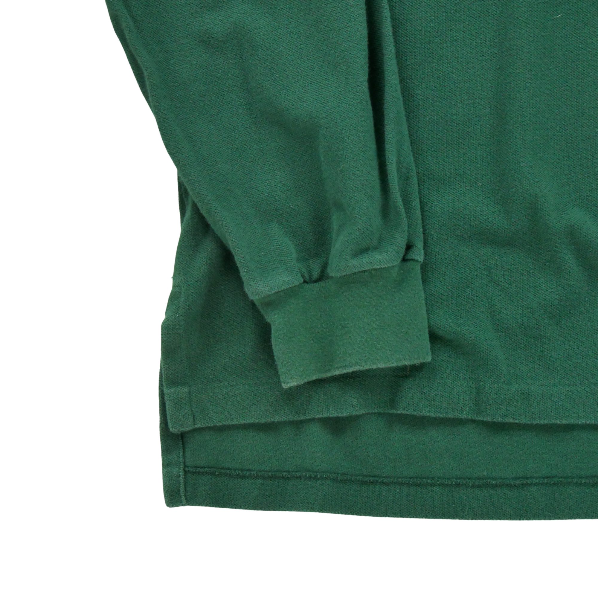 Polo manches longues Homme Vert 5