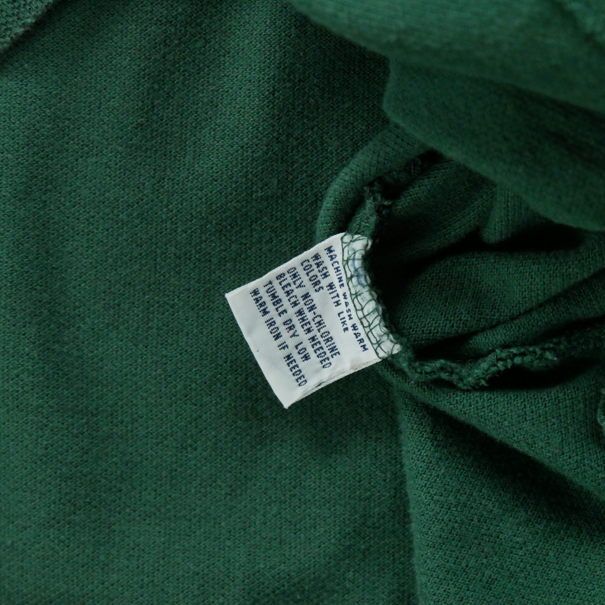 Polo manches longues Homme Vert 7