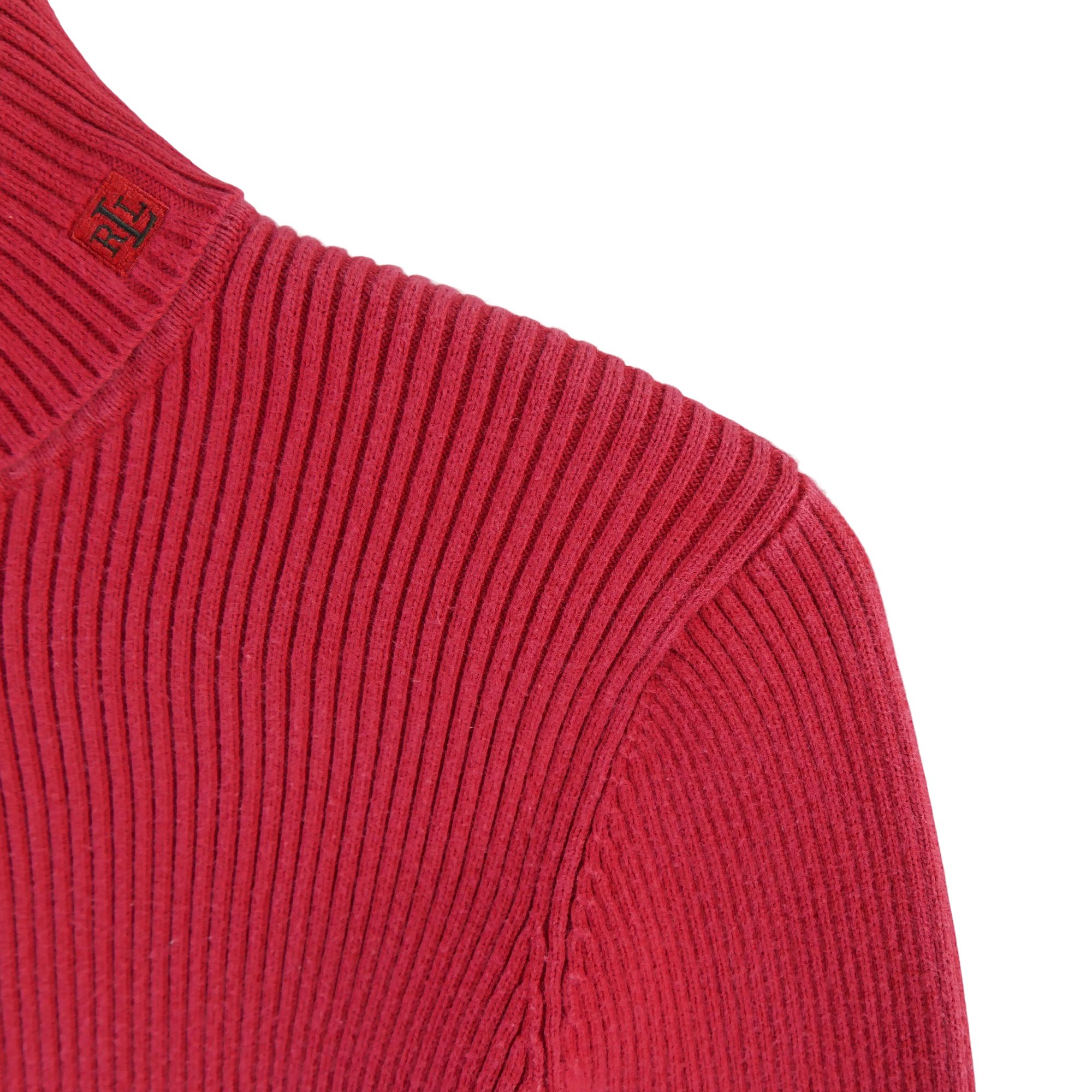 Pull Femme  col roulé Rouge 3