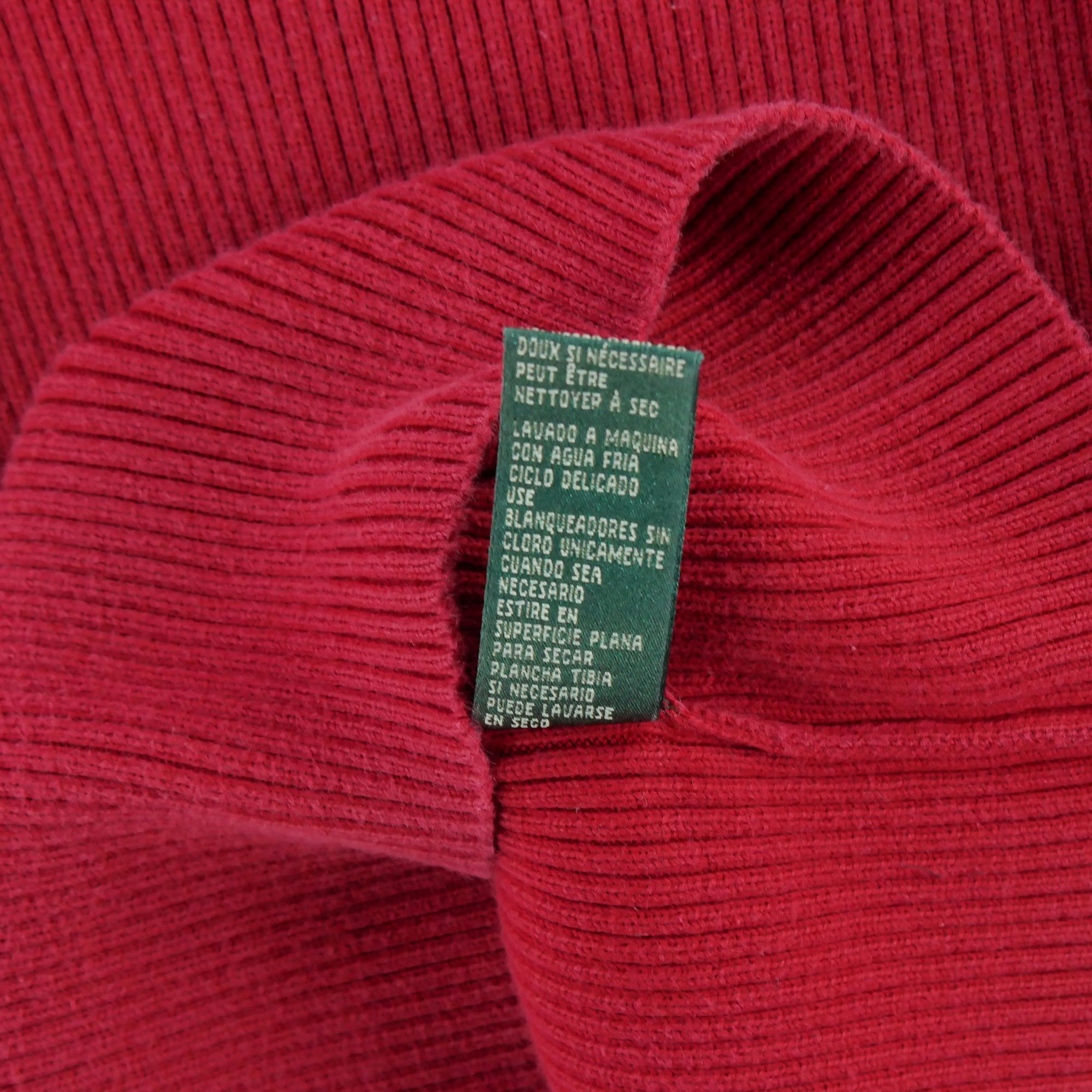 Pull Femme  col roulé Rouge 5