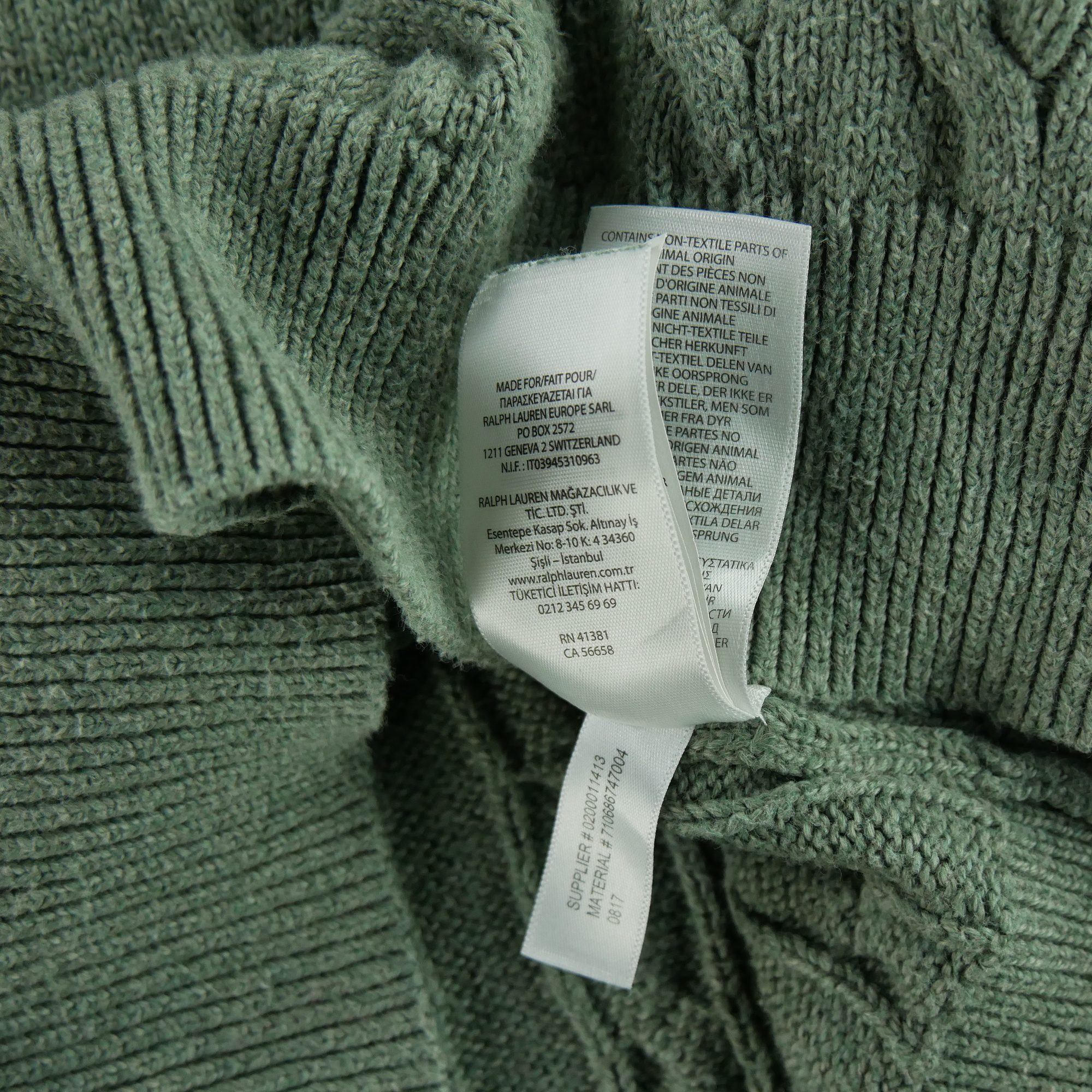 Pull Homme  Vert 7