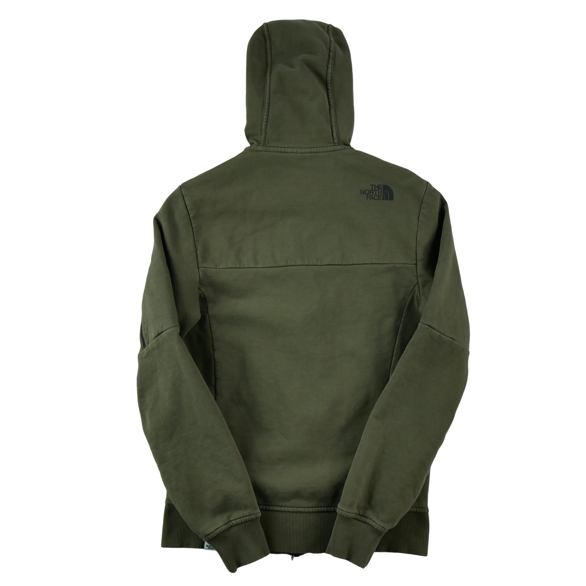 Sweat à capuche Homme  full zip Kaki 2