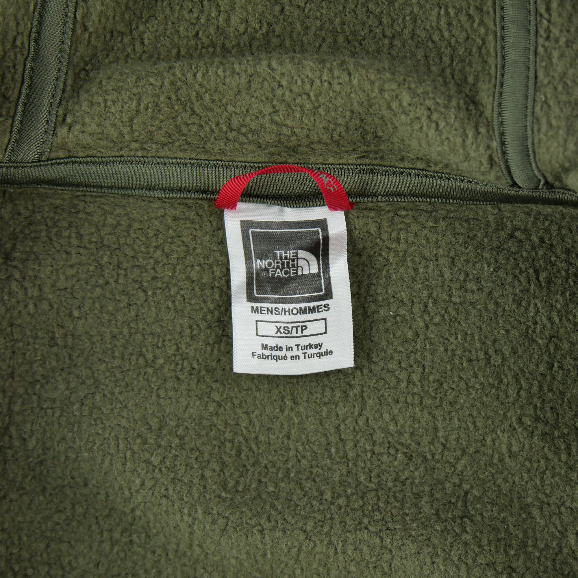 Sweat à capuche Homme  full zip Kaki 5