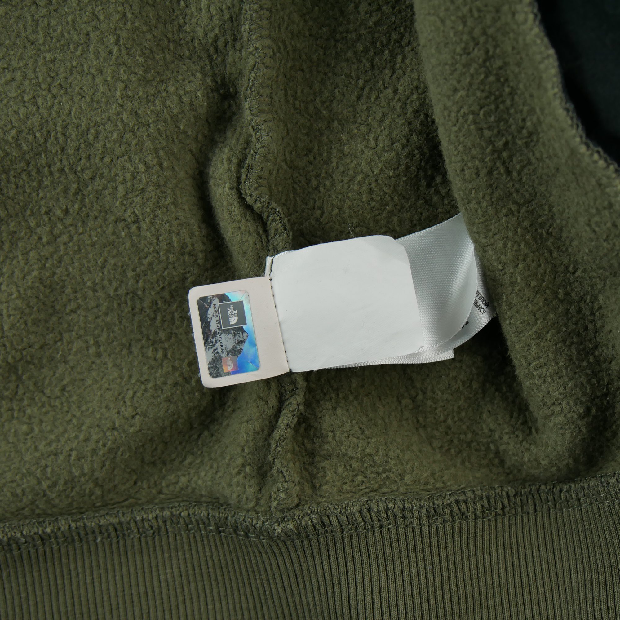 Sweat à capuche Homme  full zip Kaki 6