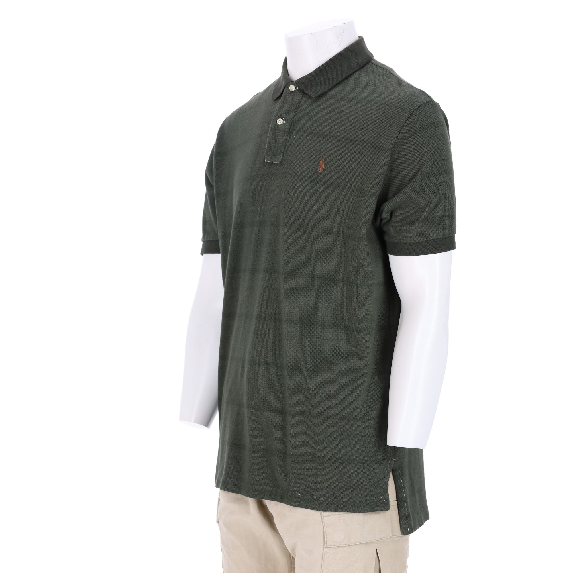 Polo manches courtes Homme  Kaki 4