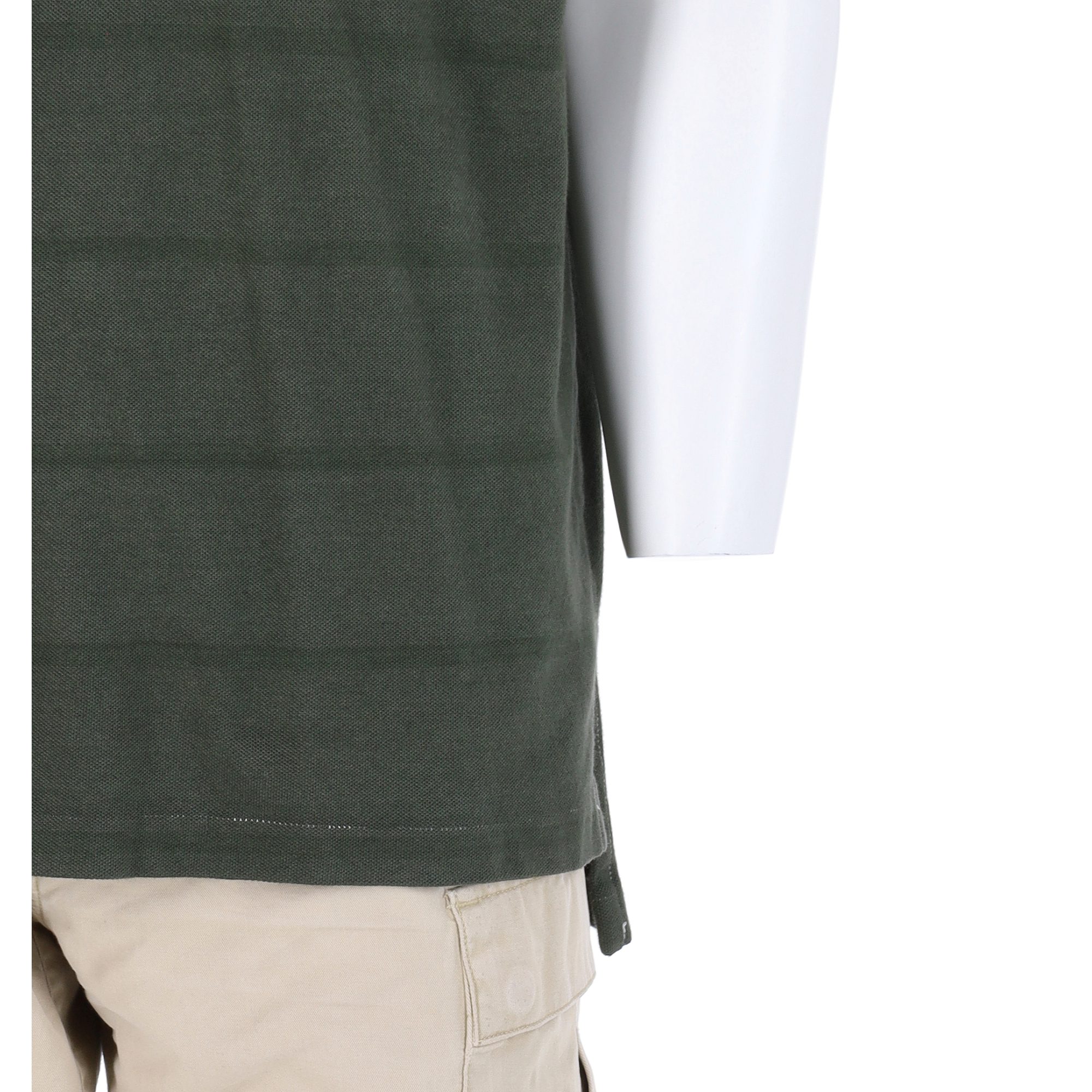 Polo manches courtes Homme  Kaki 7