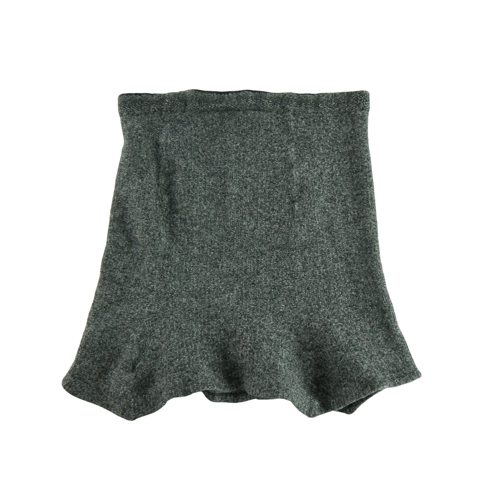 Jupes midi Femme  en laine Gris 2