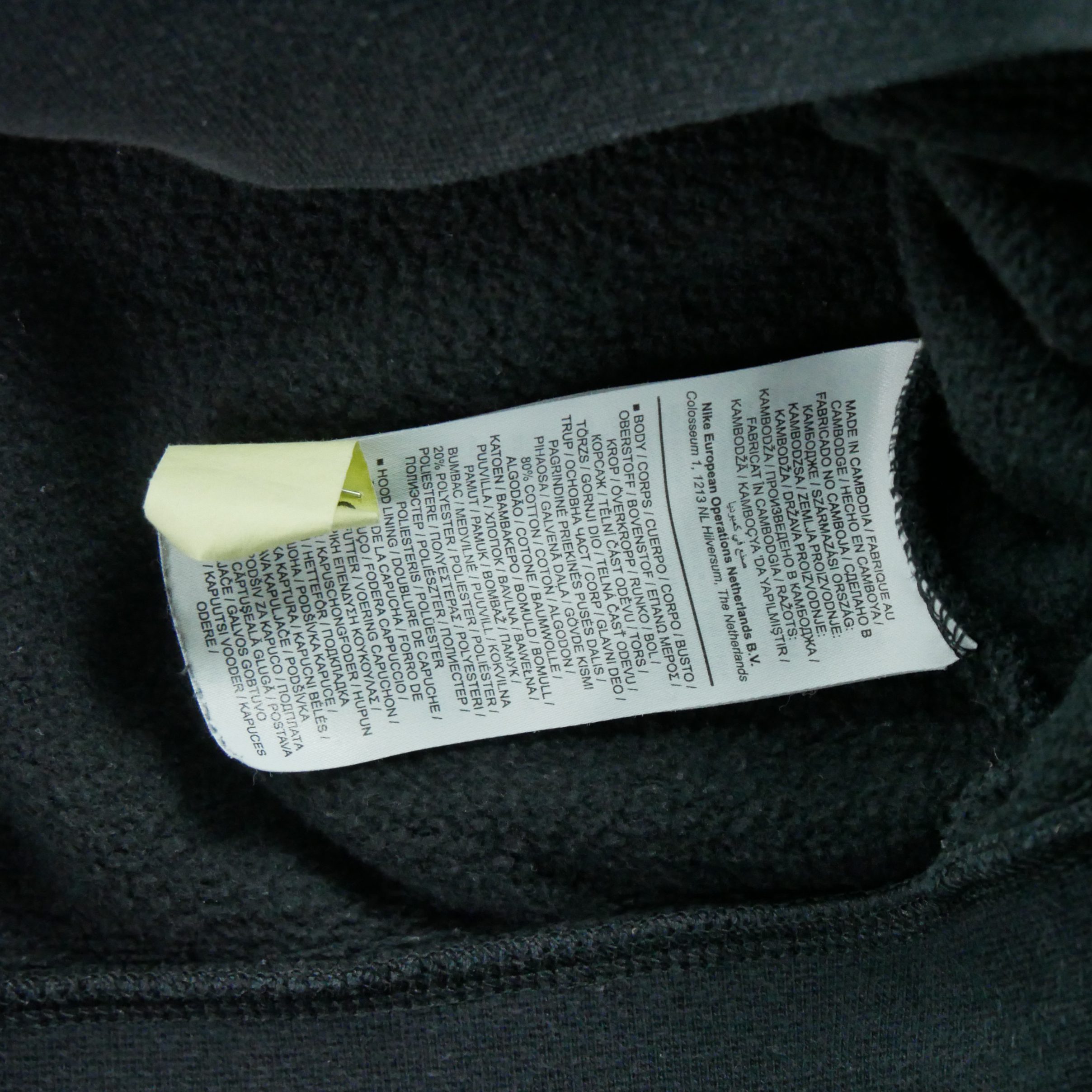 Sweat à capuche Homme Noir 5