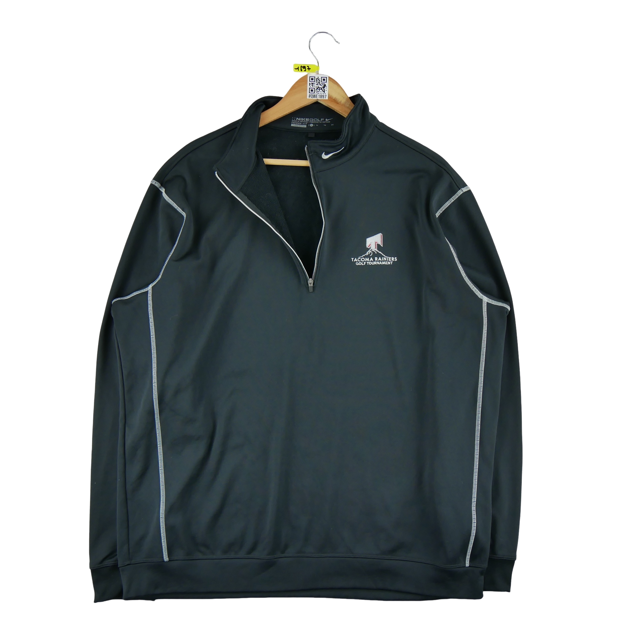 Sweat Homme  Therma-Fit Golf Noir 3
