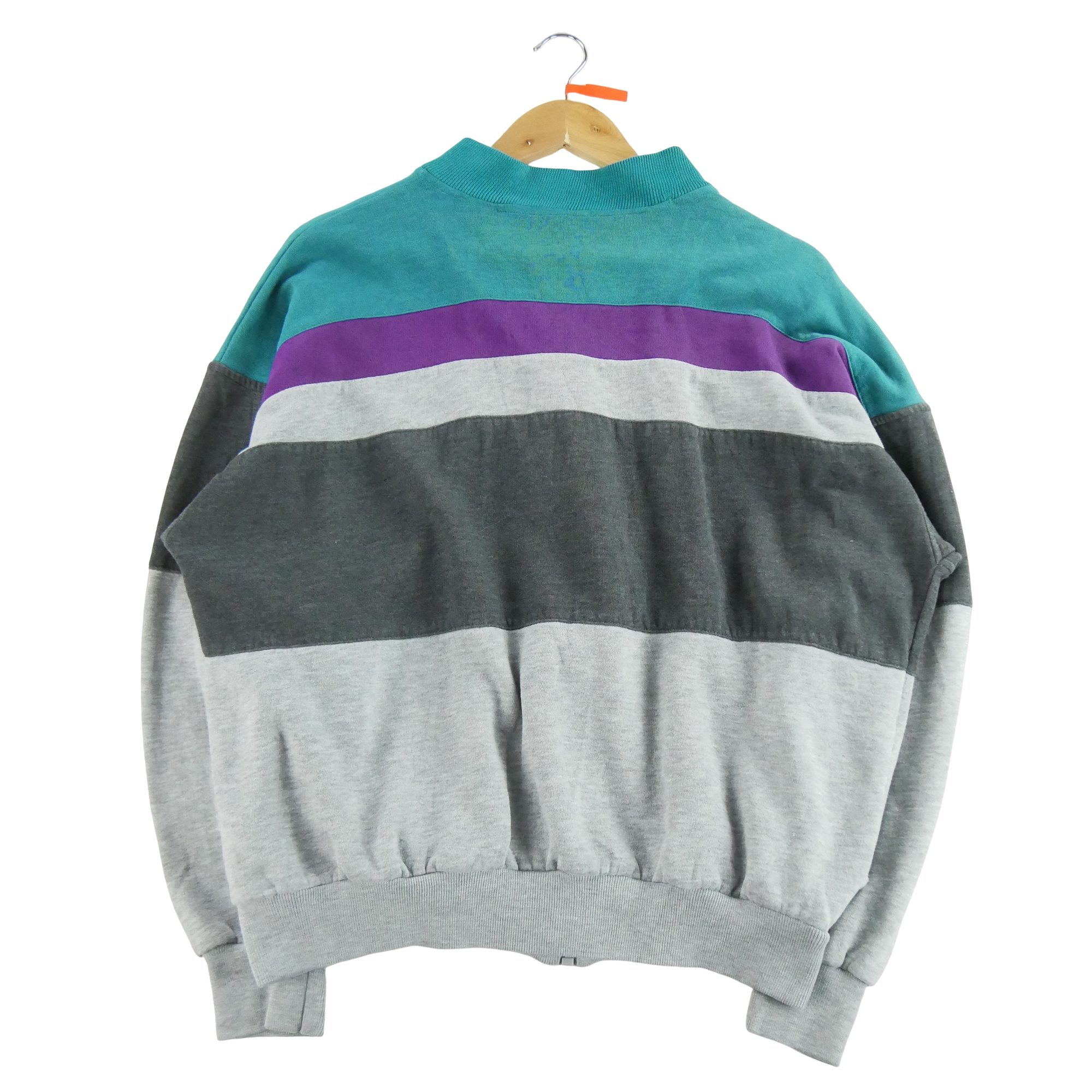 Sweat Homme  full zip Gris 2