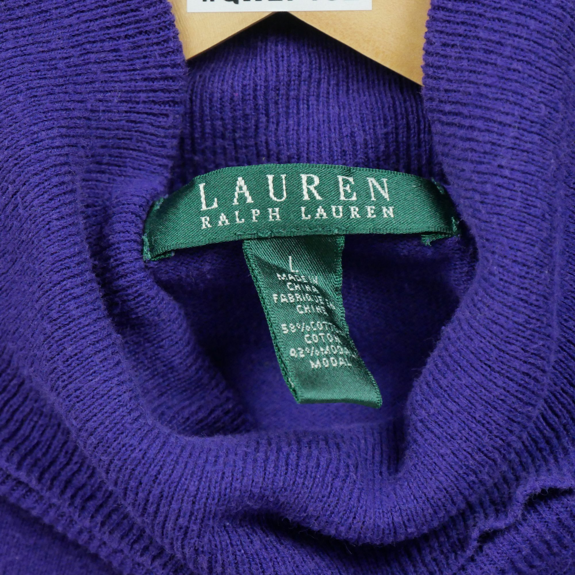 Pull Femme  col roulé Violet 6