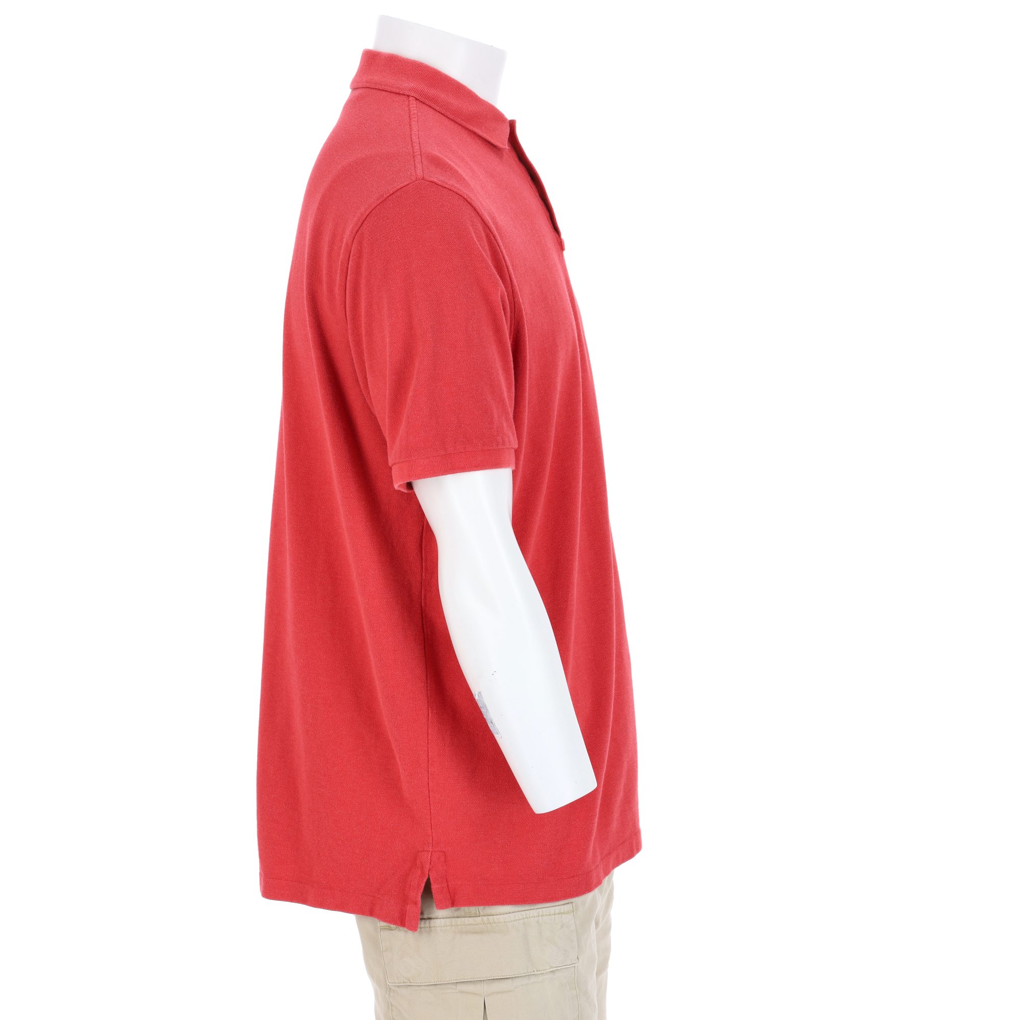 Polo manches courtes Homme  Rouge 3