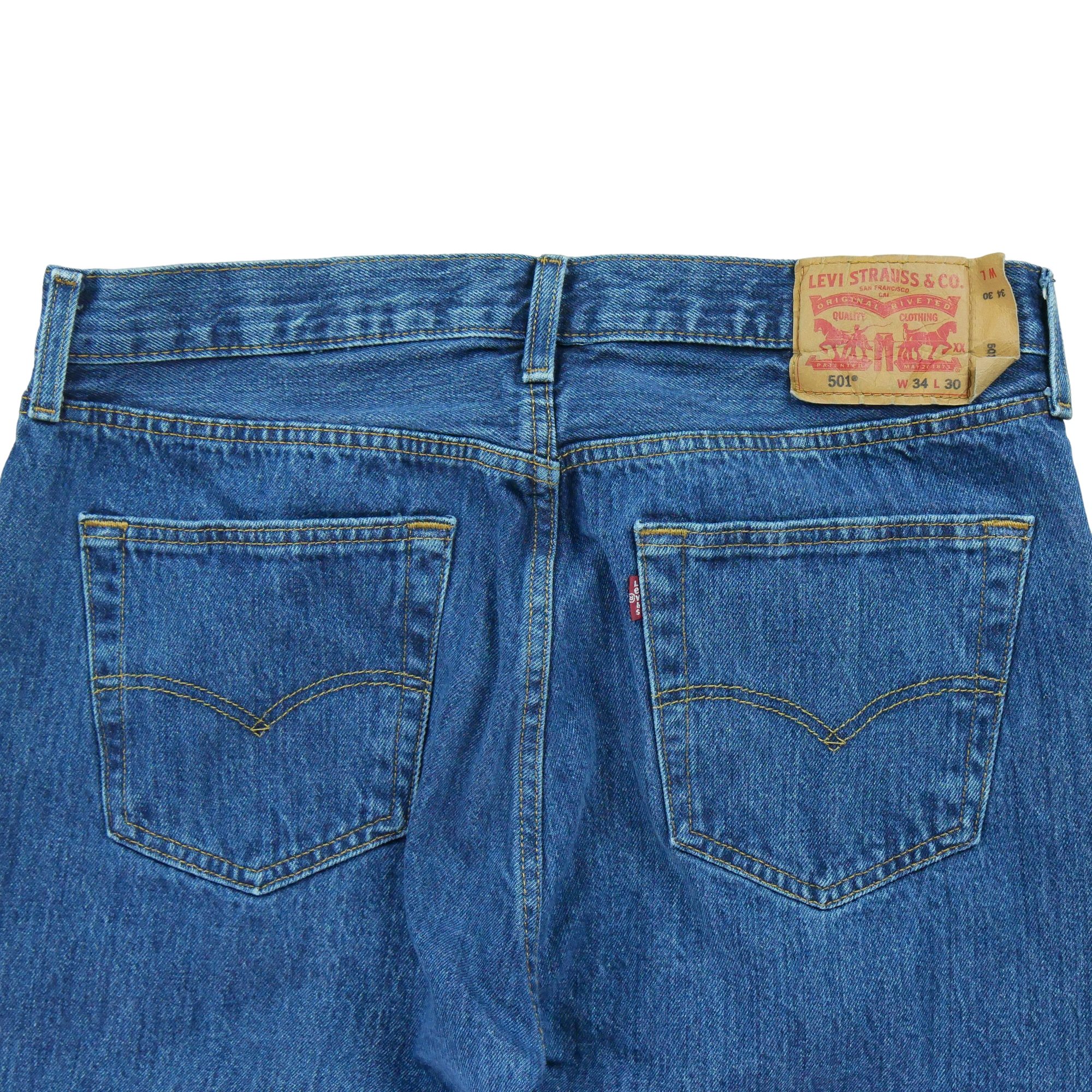 Jean Homme Levis 501 Bleu 4