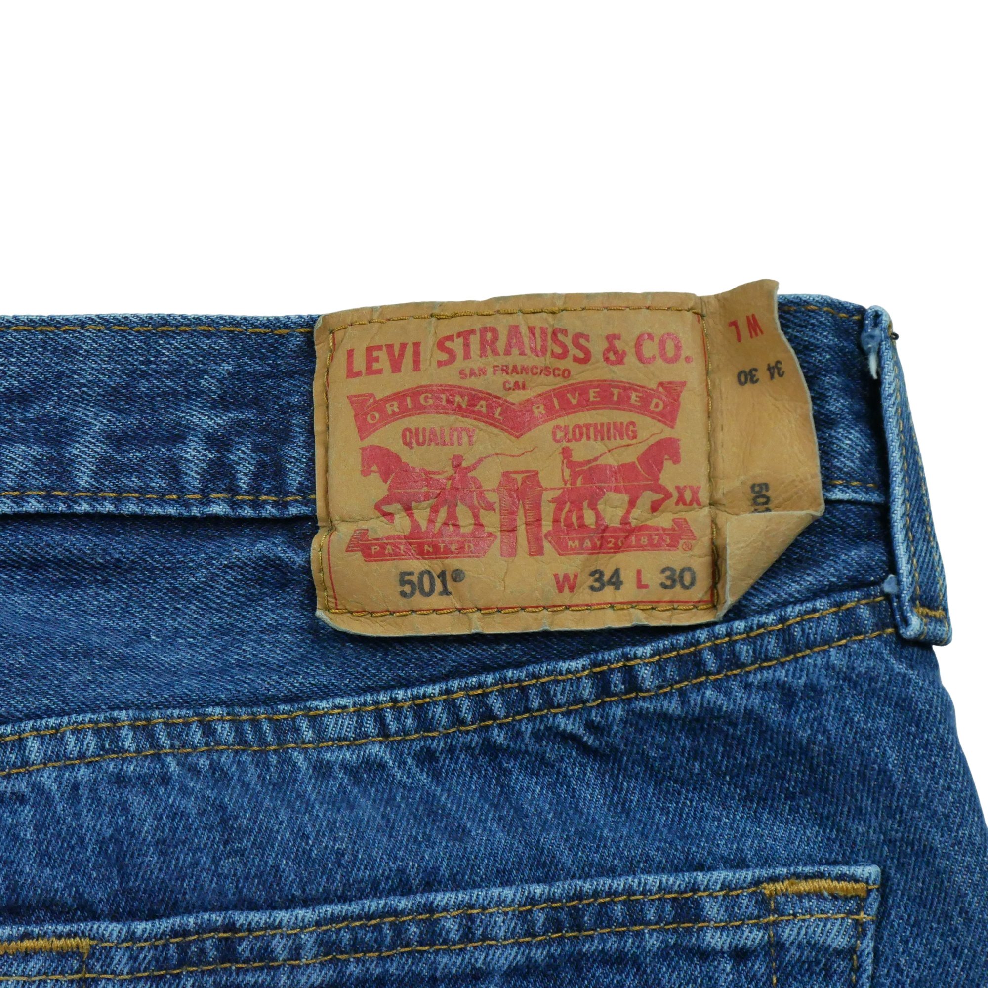Jean Homme Levis 501 Bleu 5