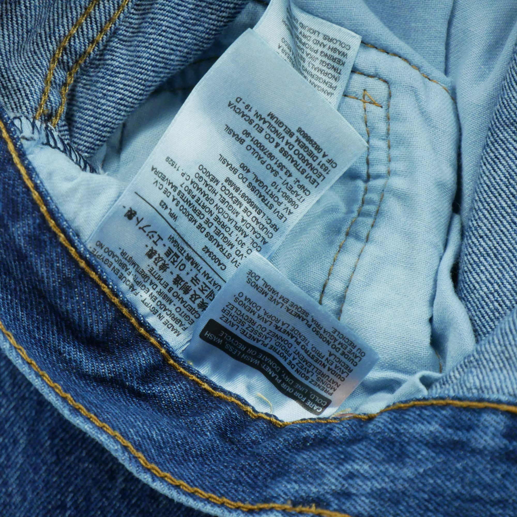 Jean Homme Levis 501 Bleu 7