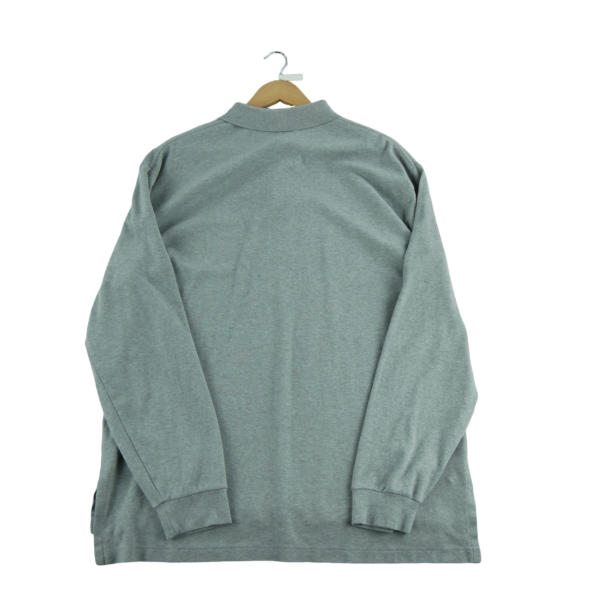 Polo manches longues Homme  Gris 2