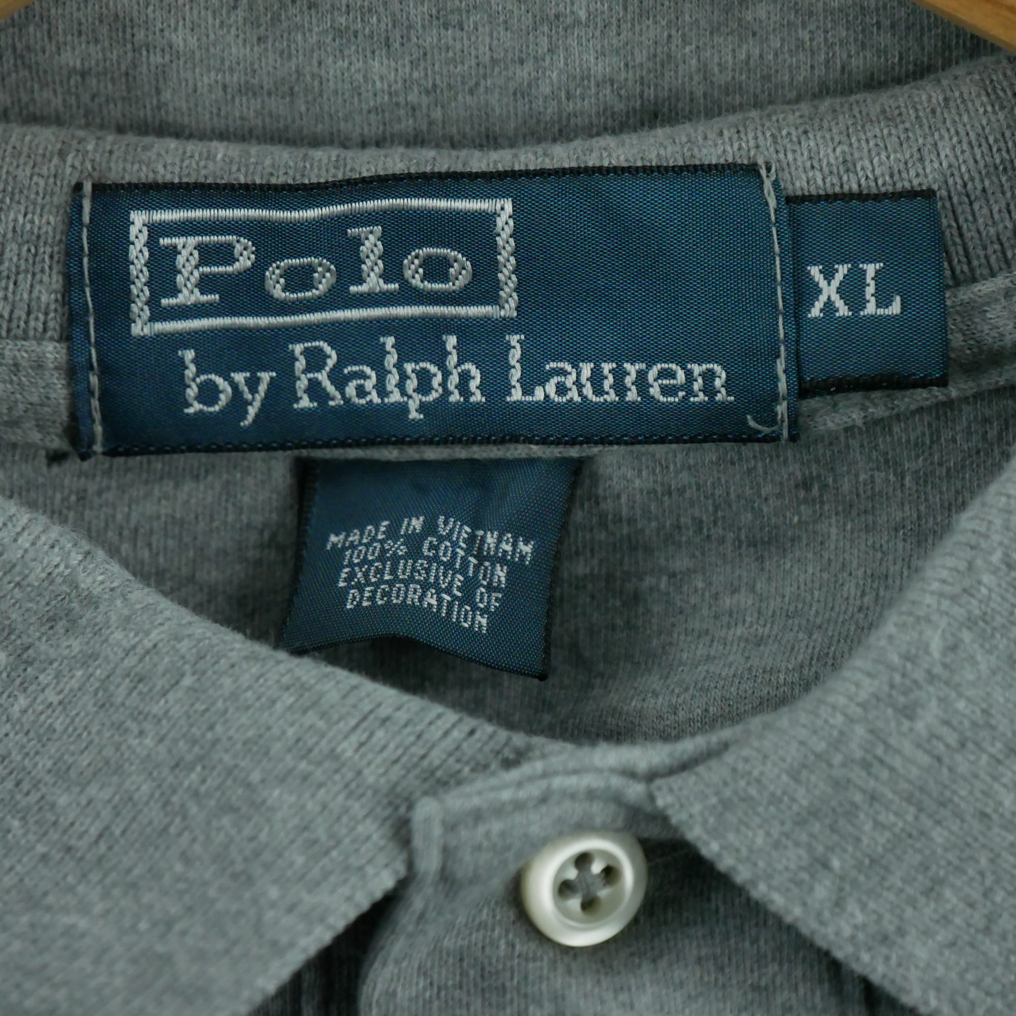Polo manches longues Homme  Gris 4