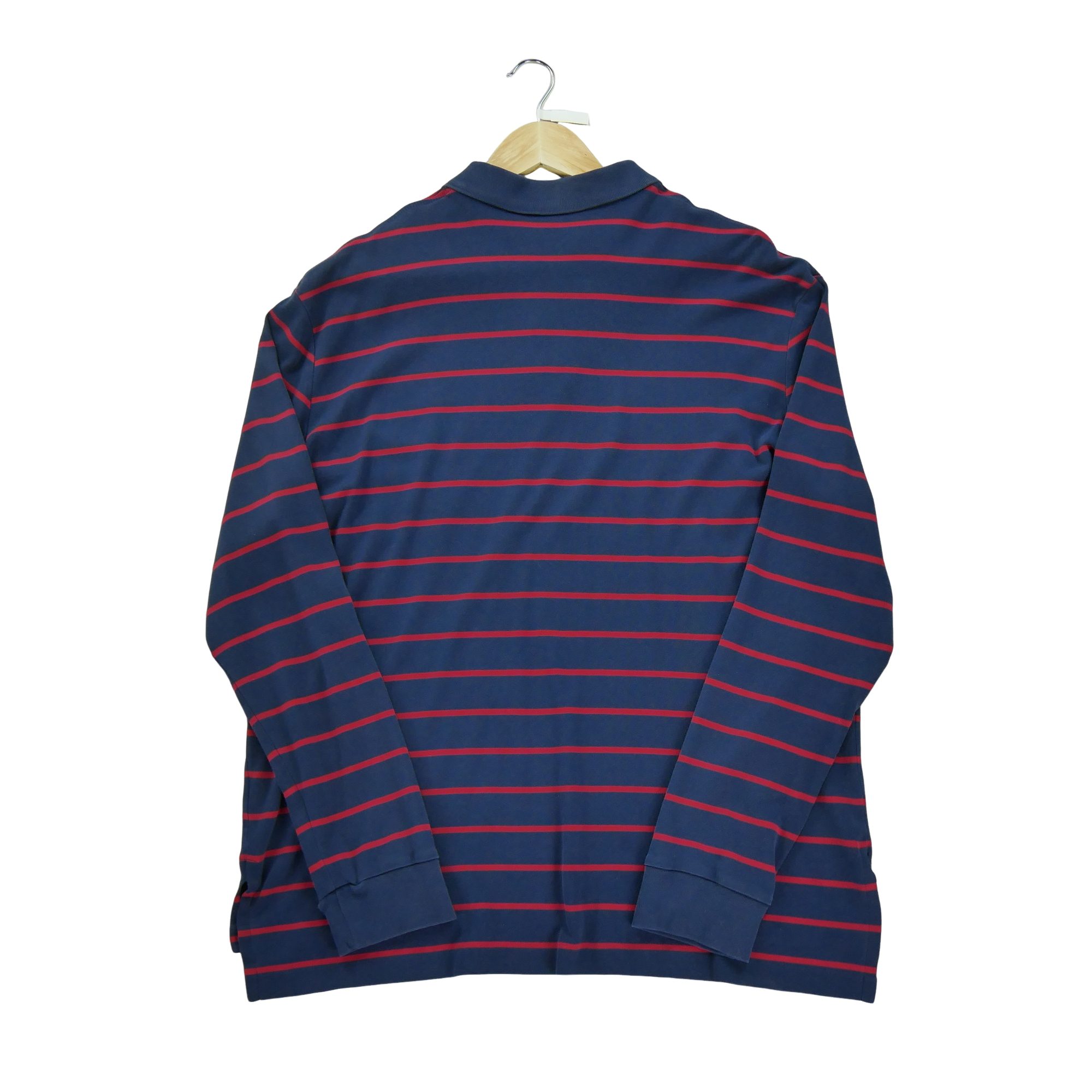 Polo manches longues Homme  Marine 3