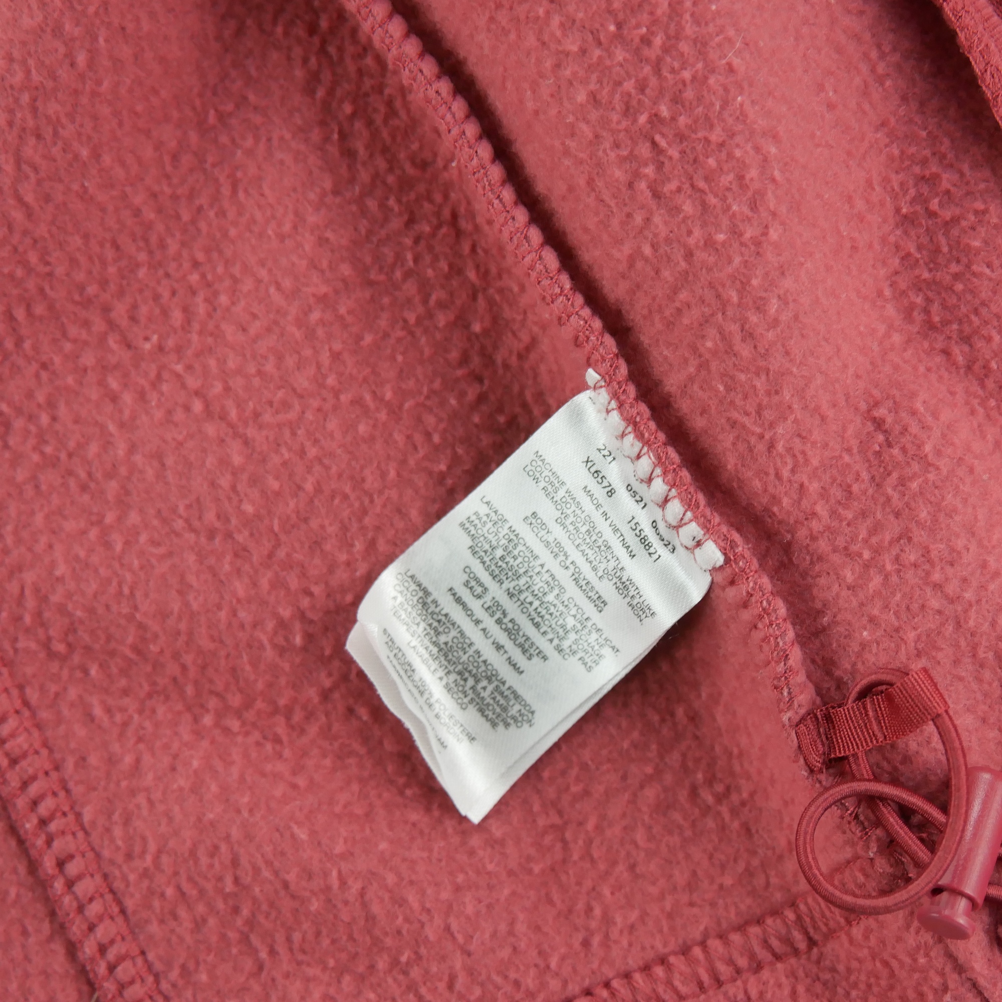 Veste polaire Femme  Bordeaux 7