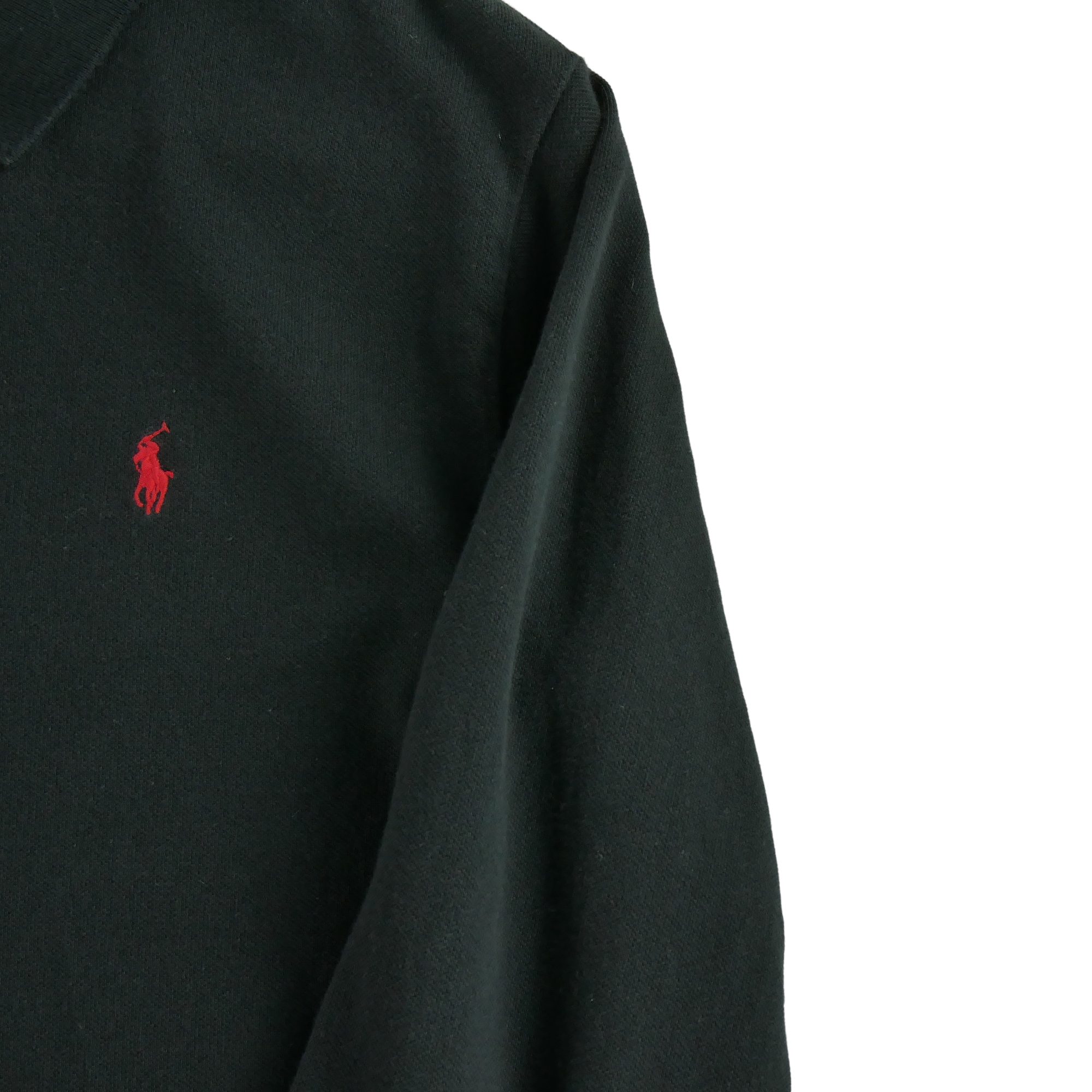 Polo manches longues Homme  Noir 3