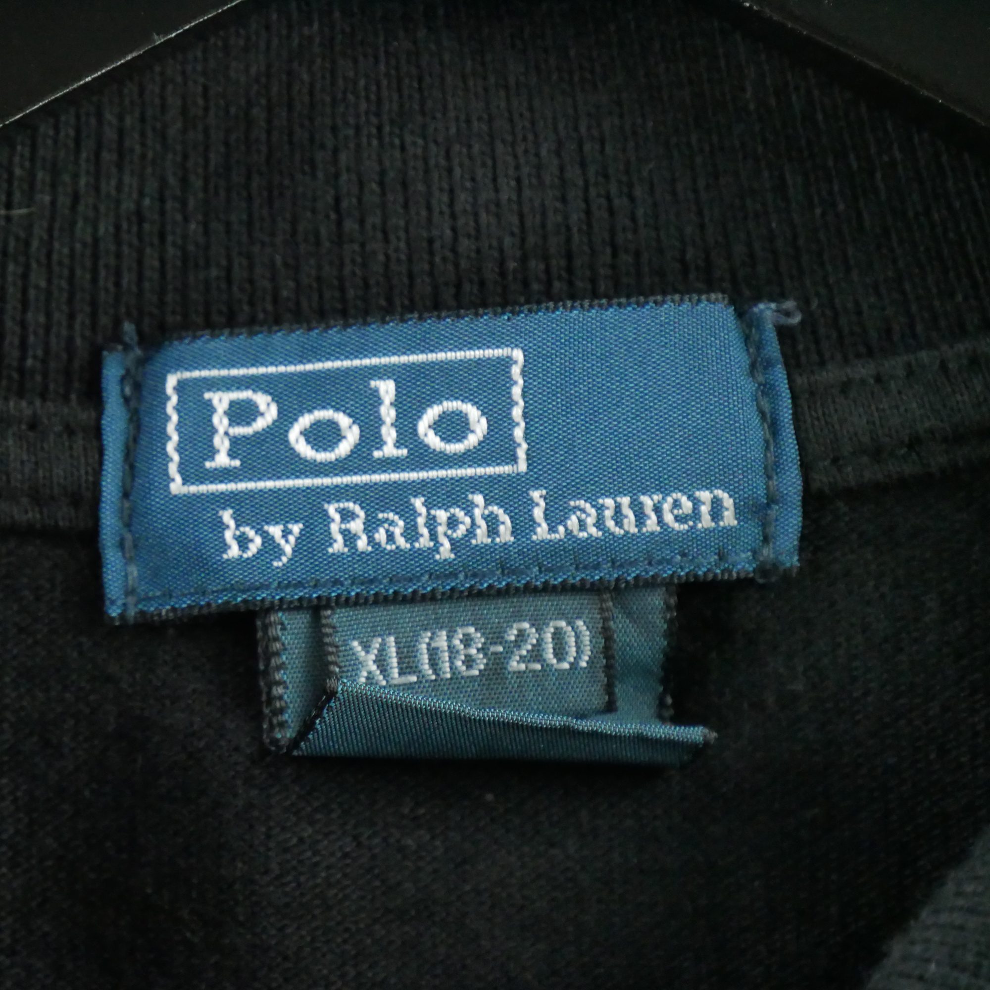 Polo manches longues Homme  Noir 4